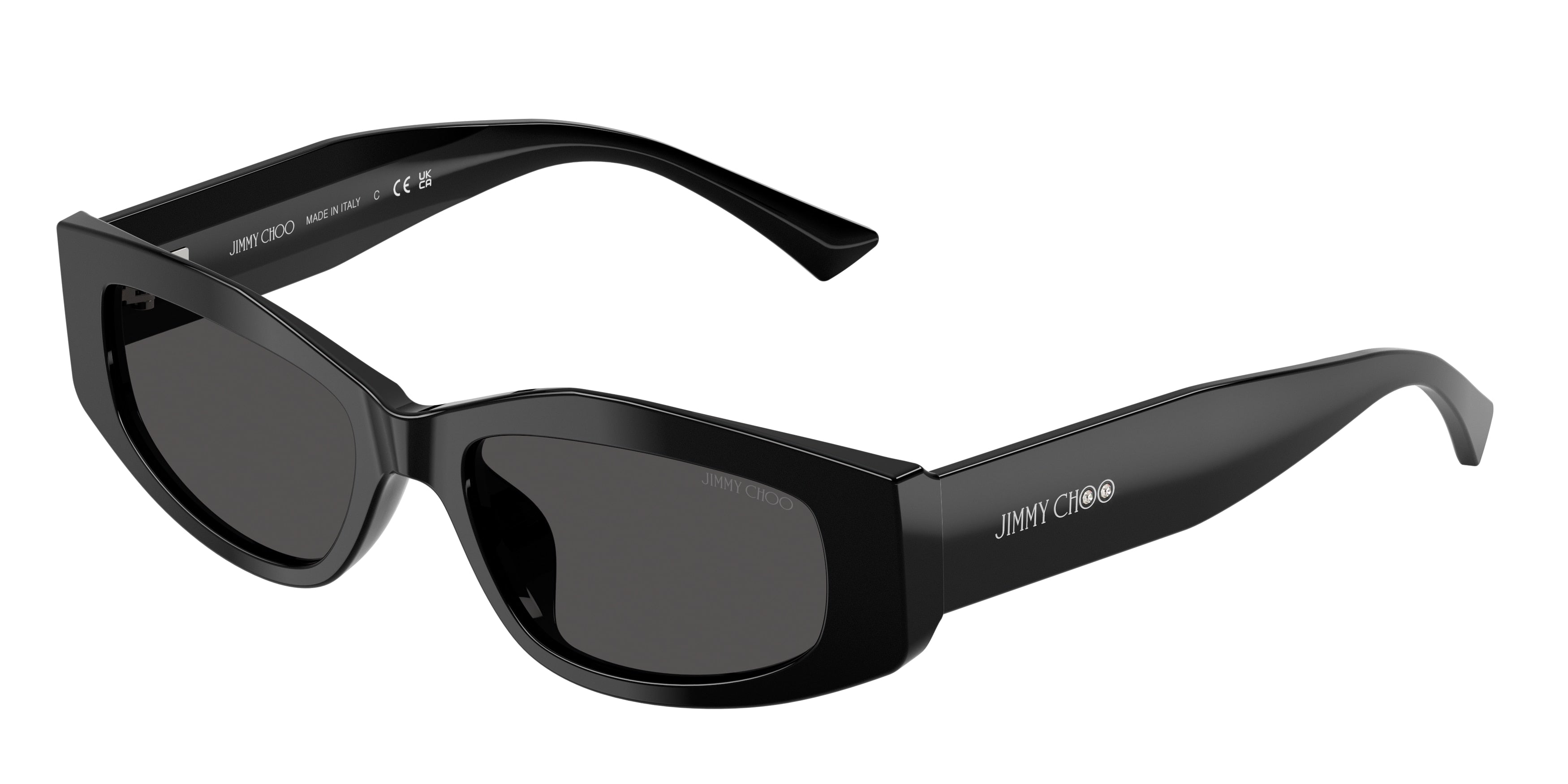 Jimmy Choo 0JC5046BU BLACK irregular sunglasses by Jimmy