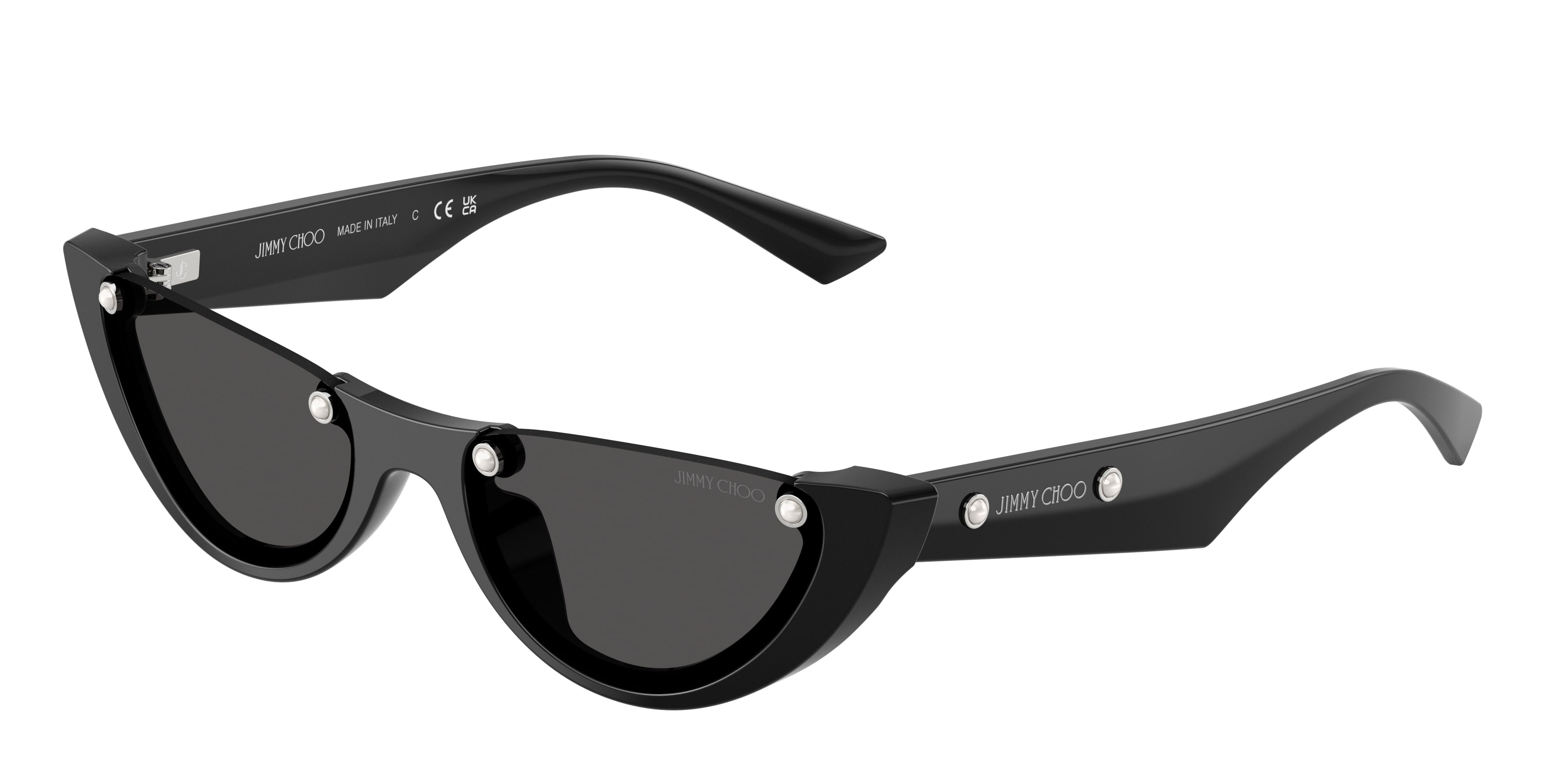 Jimmy Choo 0JC5049HU BLACK oval sunglasses by Jimmy