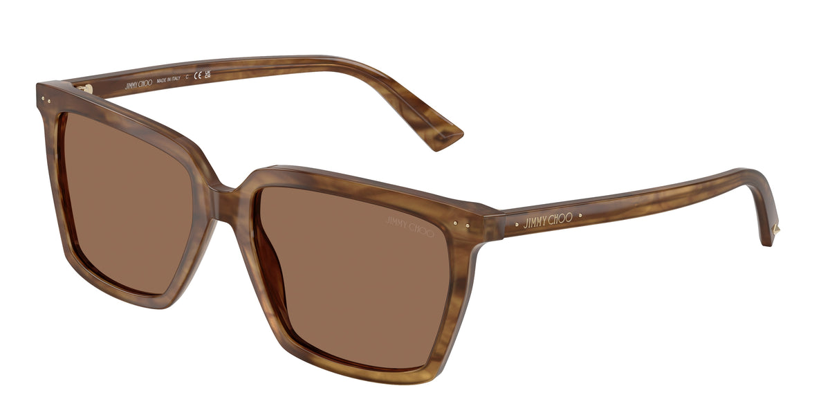 Jimmy Choo 0JC5051 BROWN HAVANA square sunglasses by Jimmy