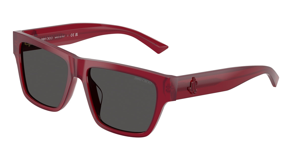 Jimmy Choo 0JC5052U OPALINE CRANBERRY rectangle sunglasses by Jimmy