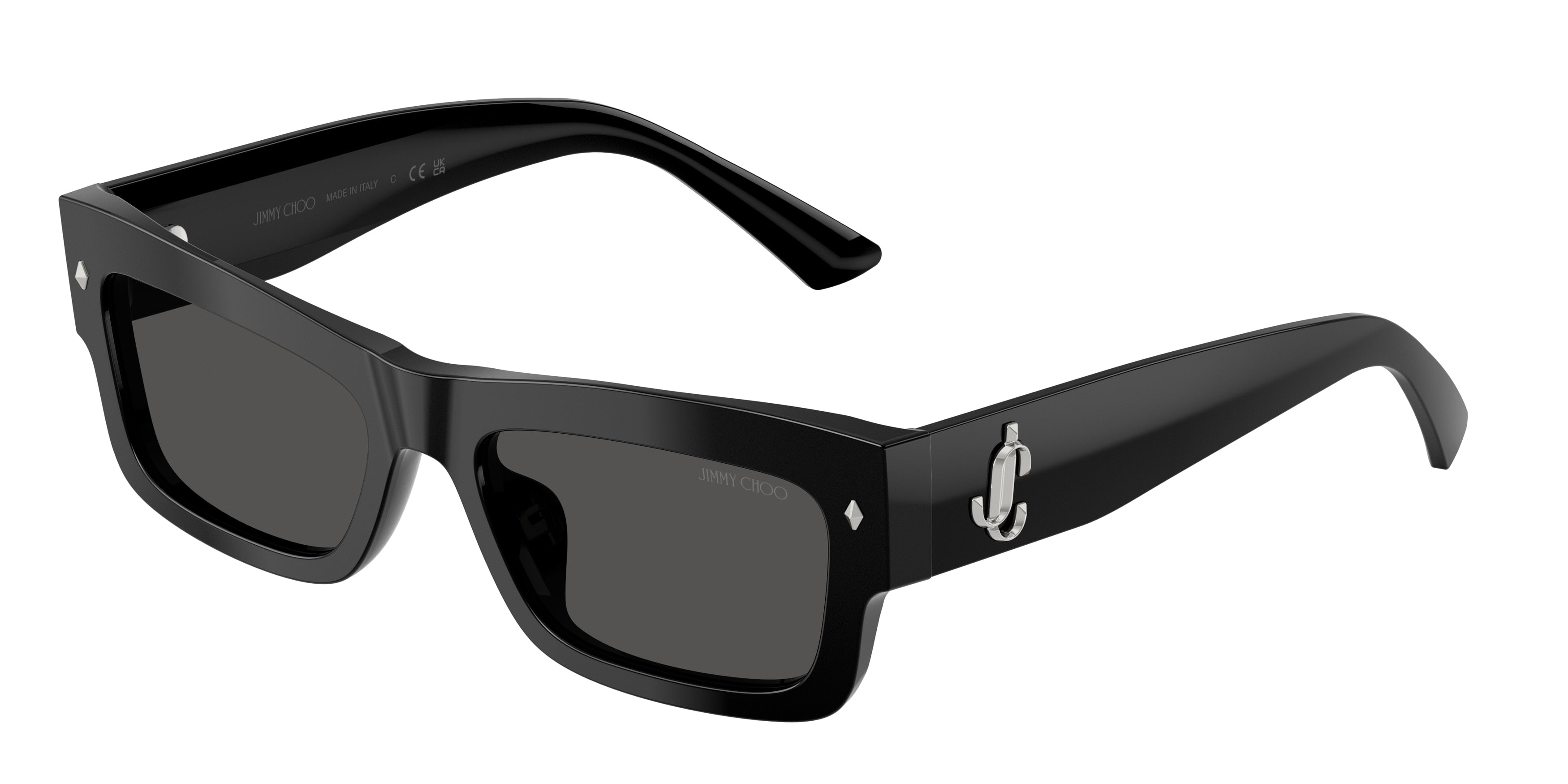 Jimmy Choo 0JC5063U BLACK rectangle sunglasses by Jimmy