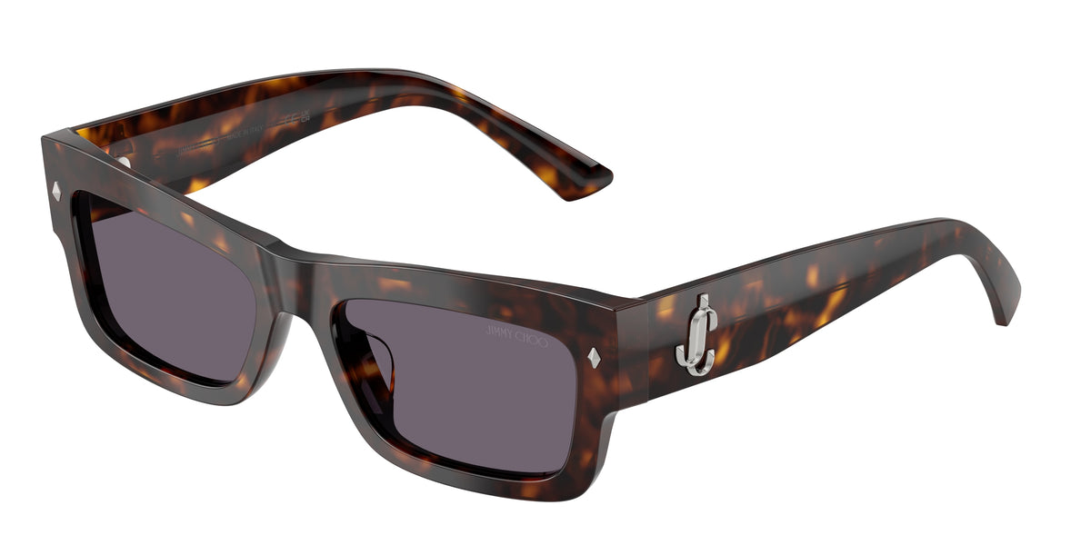 Jimmy Choo 0JC5063U HAVANA rectangle sunglasses by Jimmy
