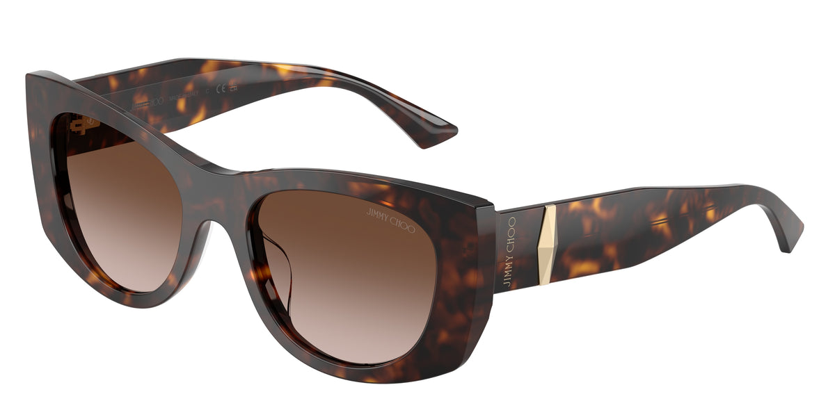 Jimmy Choo 0JC5066U HAVANA butterfly sunglasses by Jimmy