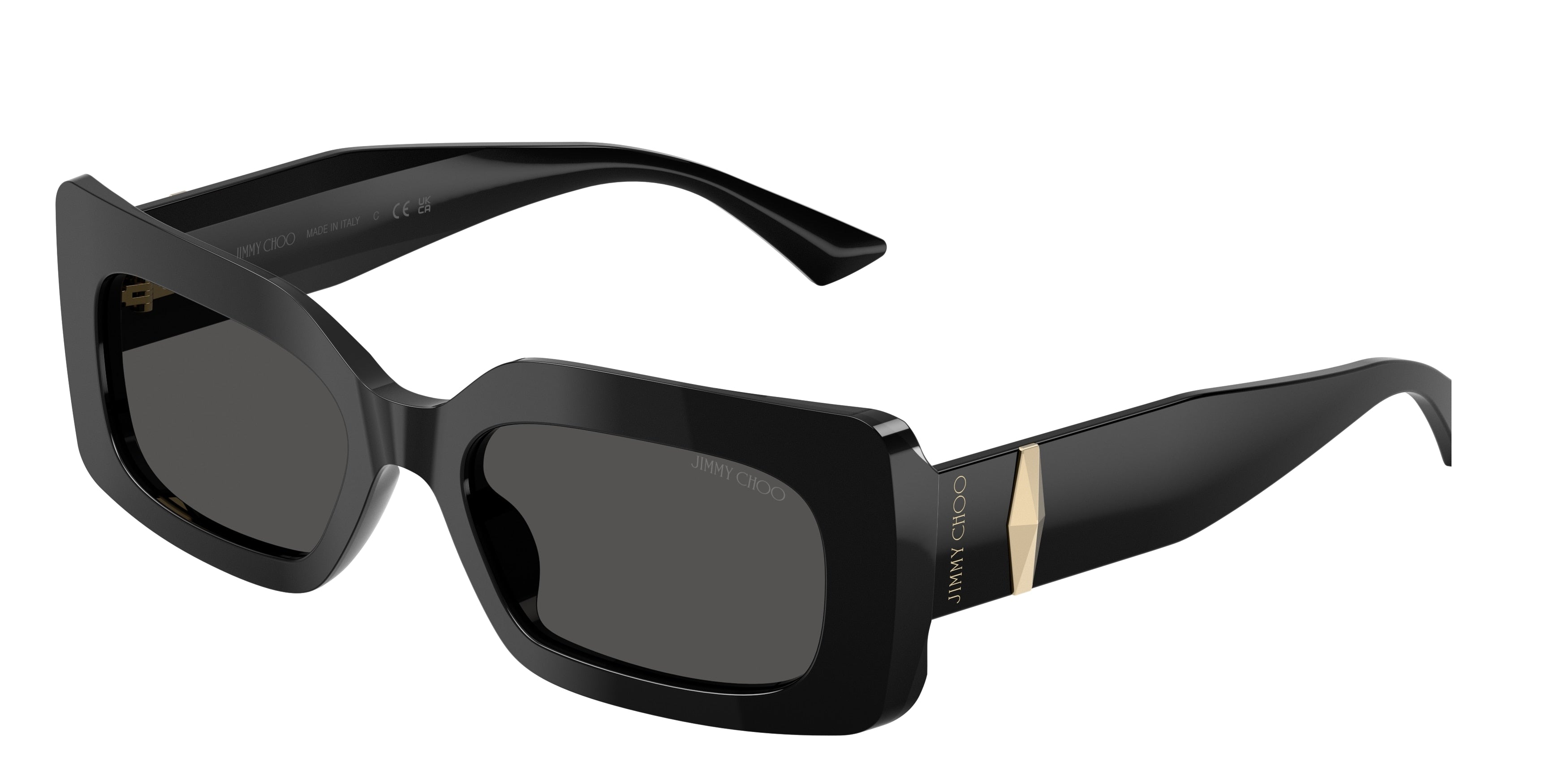 Jimmy Choo 0JC5067 BLACK rectangle sunglasses by Jimmy