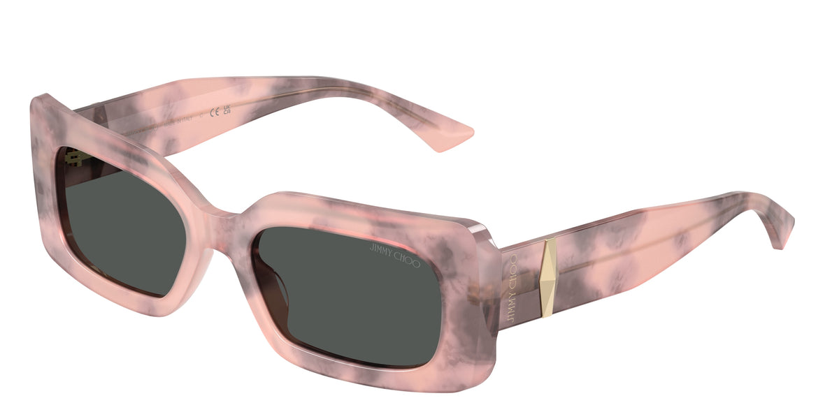 Jimmy Choo 0JC5067 ROSE HAVANA rectangle sunglasses by Jimmy