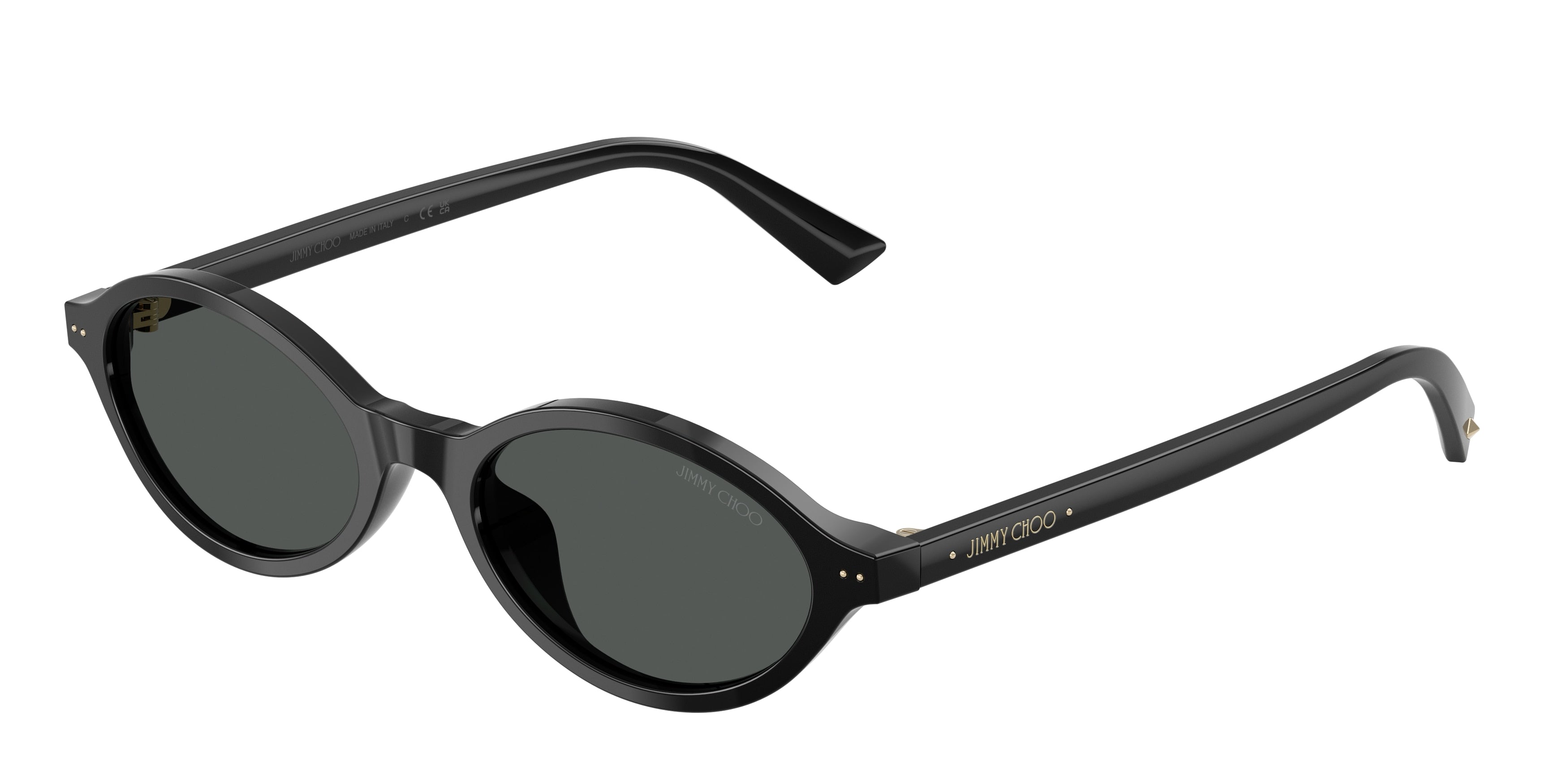 Jimmy Choo 0JC5068U BLACK oval sunglasses by Jimmy