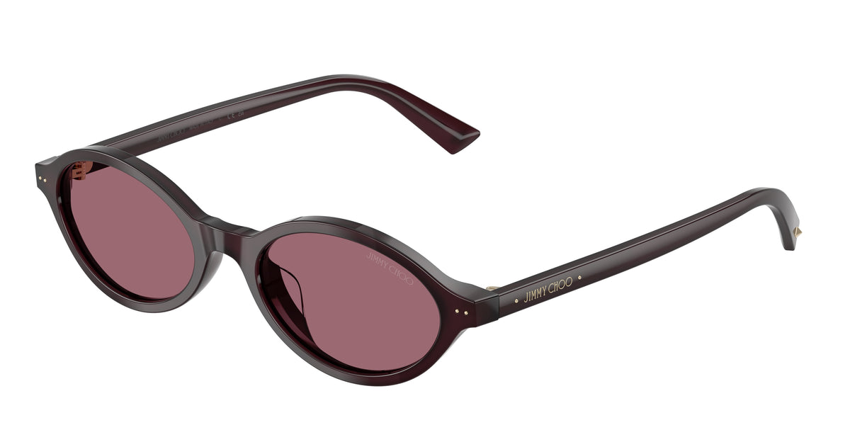 Jimmy Choo 0JC5068U OPALINE PRUNE oval sunglasses by Jimmy