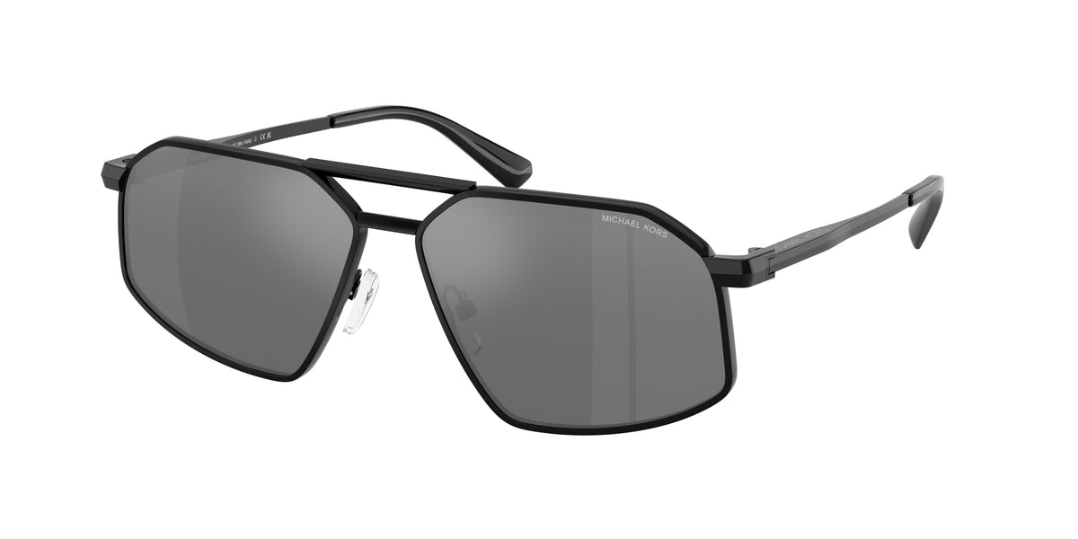 MICHAEL KORS 0MK1167 BLACK SHINY irregular sunglasses by MICHAEL