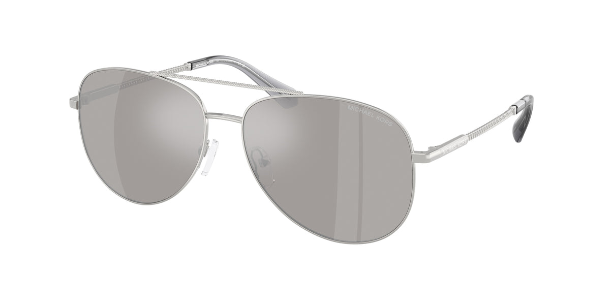 MICHAEL KORS 0MK1172 SILVER pilot sunglasses by MICHAEL
