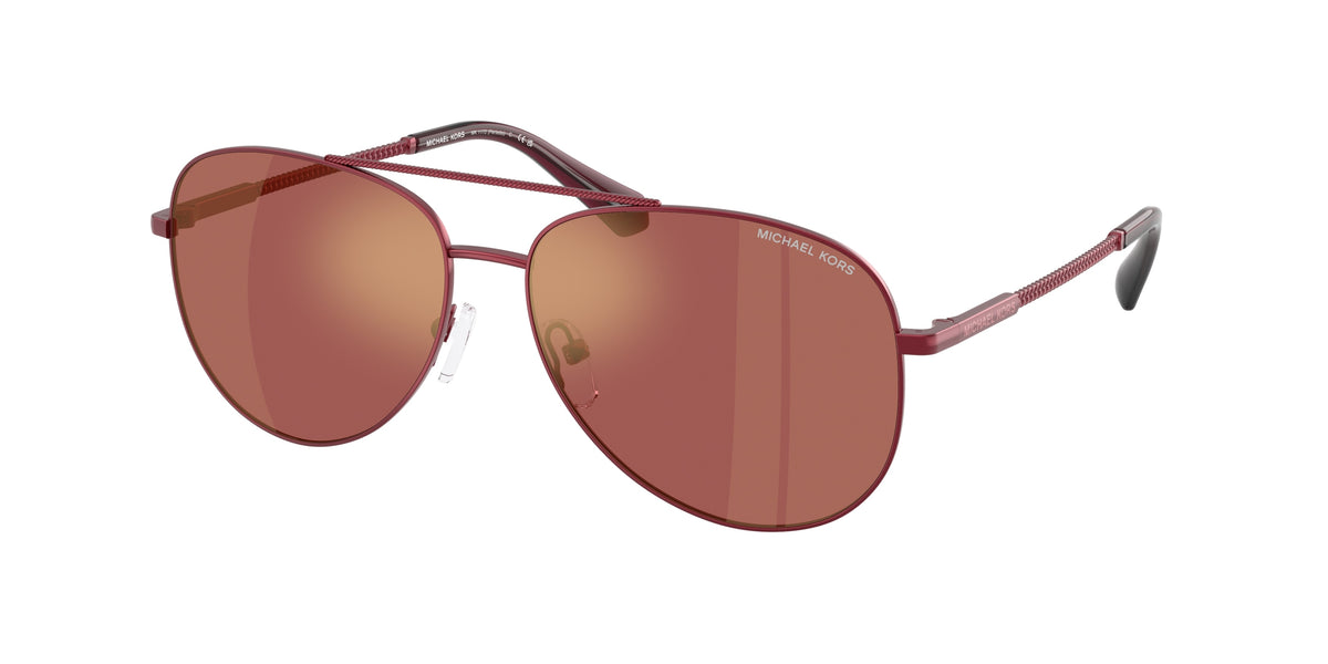 MICHAEL KORS 0MK1172 BURGUNDY pilot sunglasses by MICHAEL