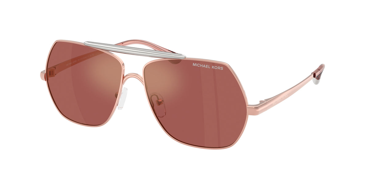 MICHAEL KORS 0MK1173 ROSE GOLD pilot sunglasses by MICHAEL