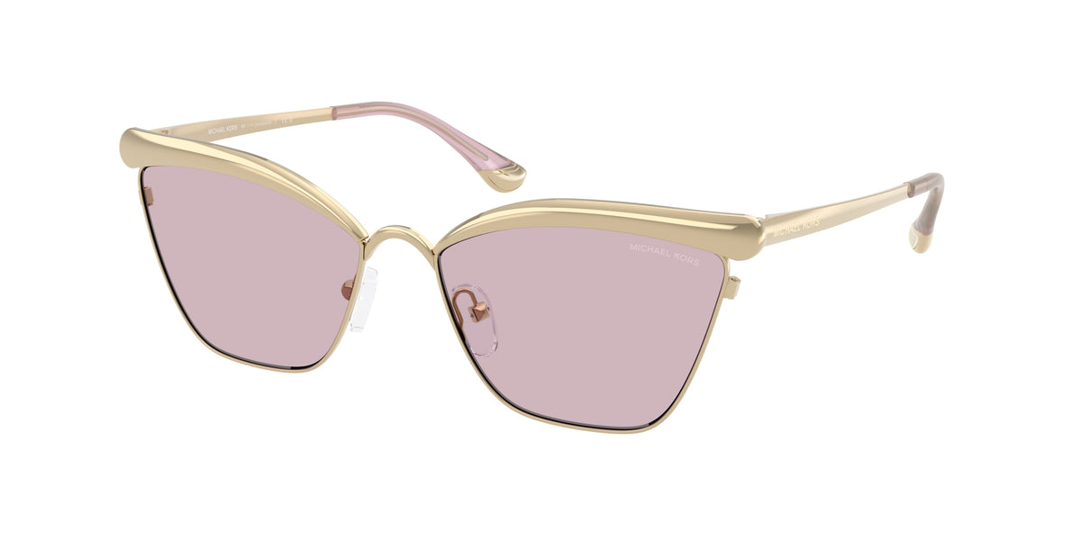 MICHAEL KORS 0MK1174 LIGHT GOLD cat eye sunglasses by MICHAEL