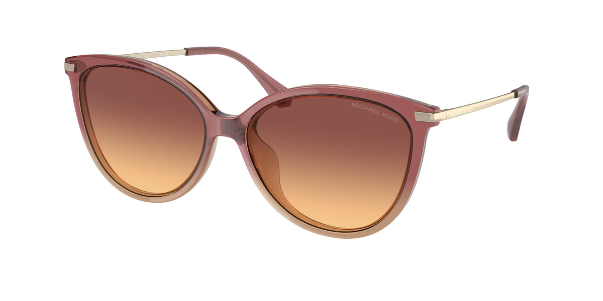 MICHAEL KORS 0MK2184U DUSTY ROSE LIGHT BROWN cat eye sunglasses by MICHAEL