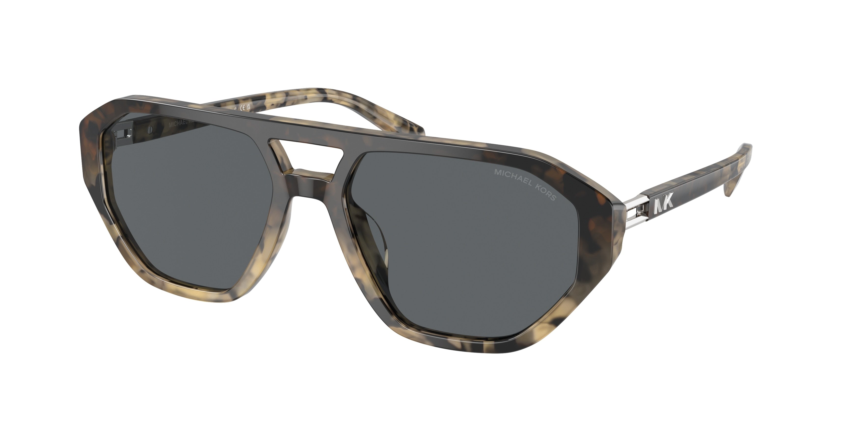 MICHAEL KORS 0MK2219U BLACK GREY GRADIENT TORTOISE pilot sunglasses by MICHAEL