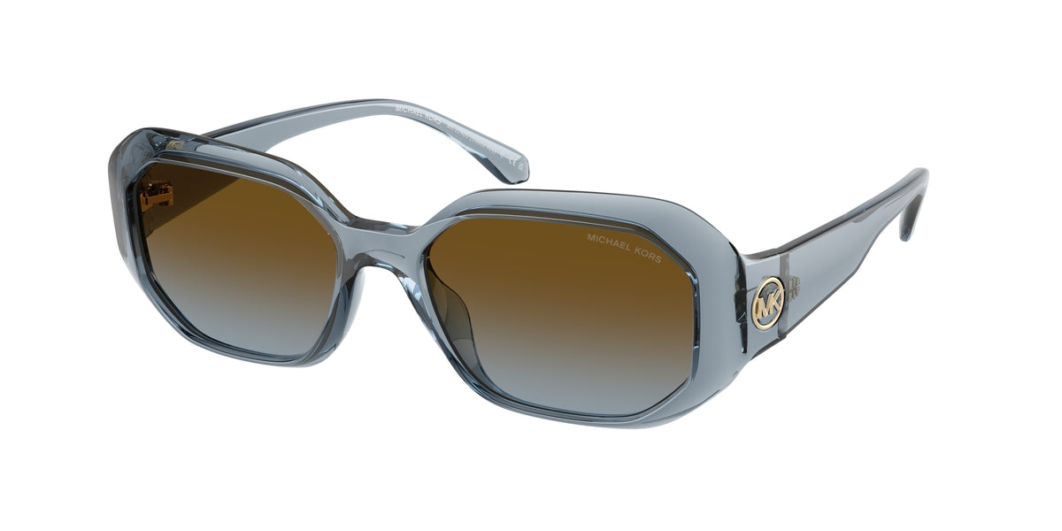MICHAEL KORS 0MK2240U DENIM TRANSPARENT irregular sunglasses by MICHAEL