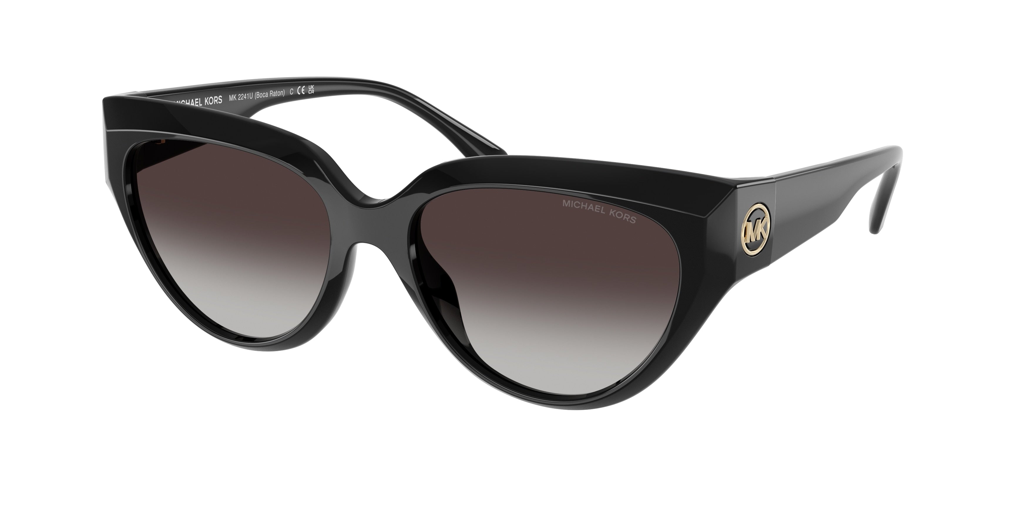 MICHAEL KORS 0MK2241U BLACK cat eye sunglasses by MICHAEL