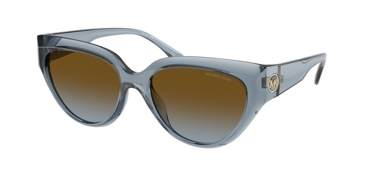 MICHAEL KORS 0MK2241U DENIM TRANSPARENT cat eye sunglasses by MICHAEL