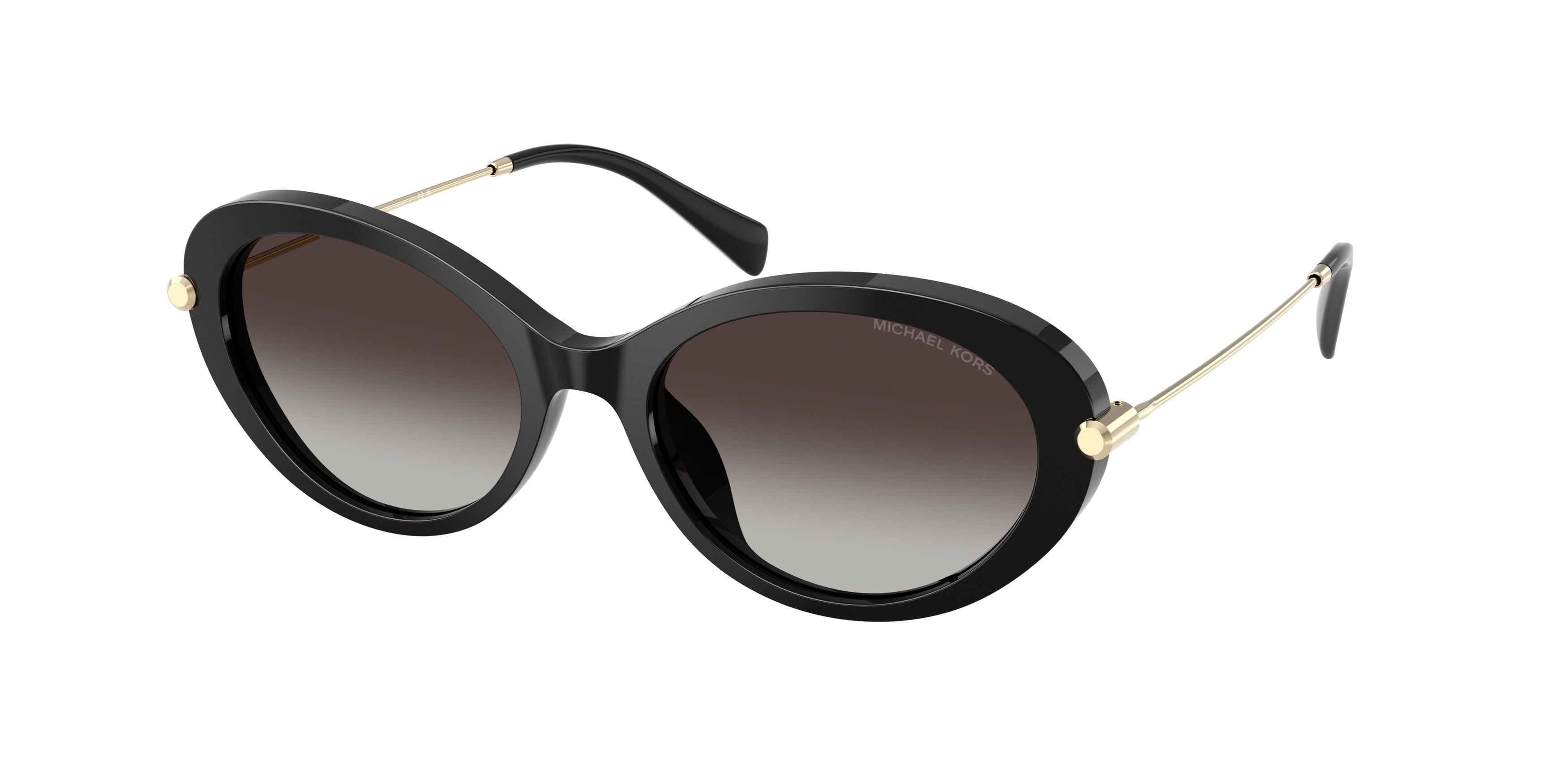 MICHAEL KORS 0MK2245U BLACK oval sunglasses by MICHAEL
