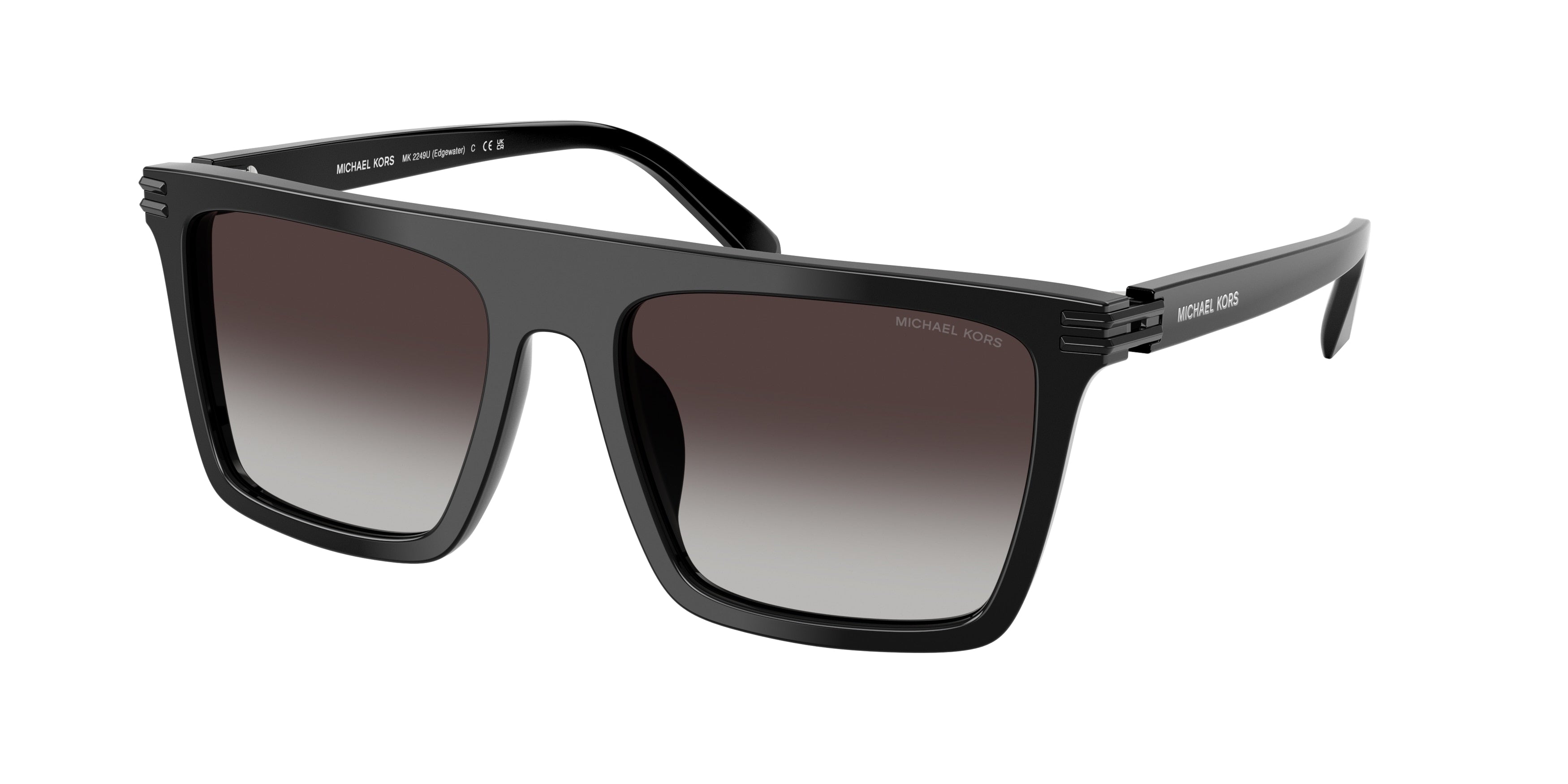 MICHAEL KORS 0MK2249U BLACK square sunglasses by MICHAEL
