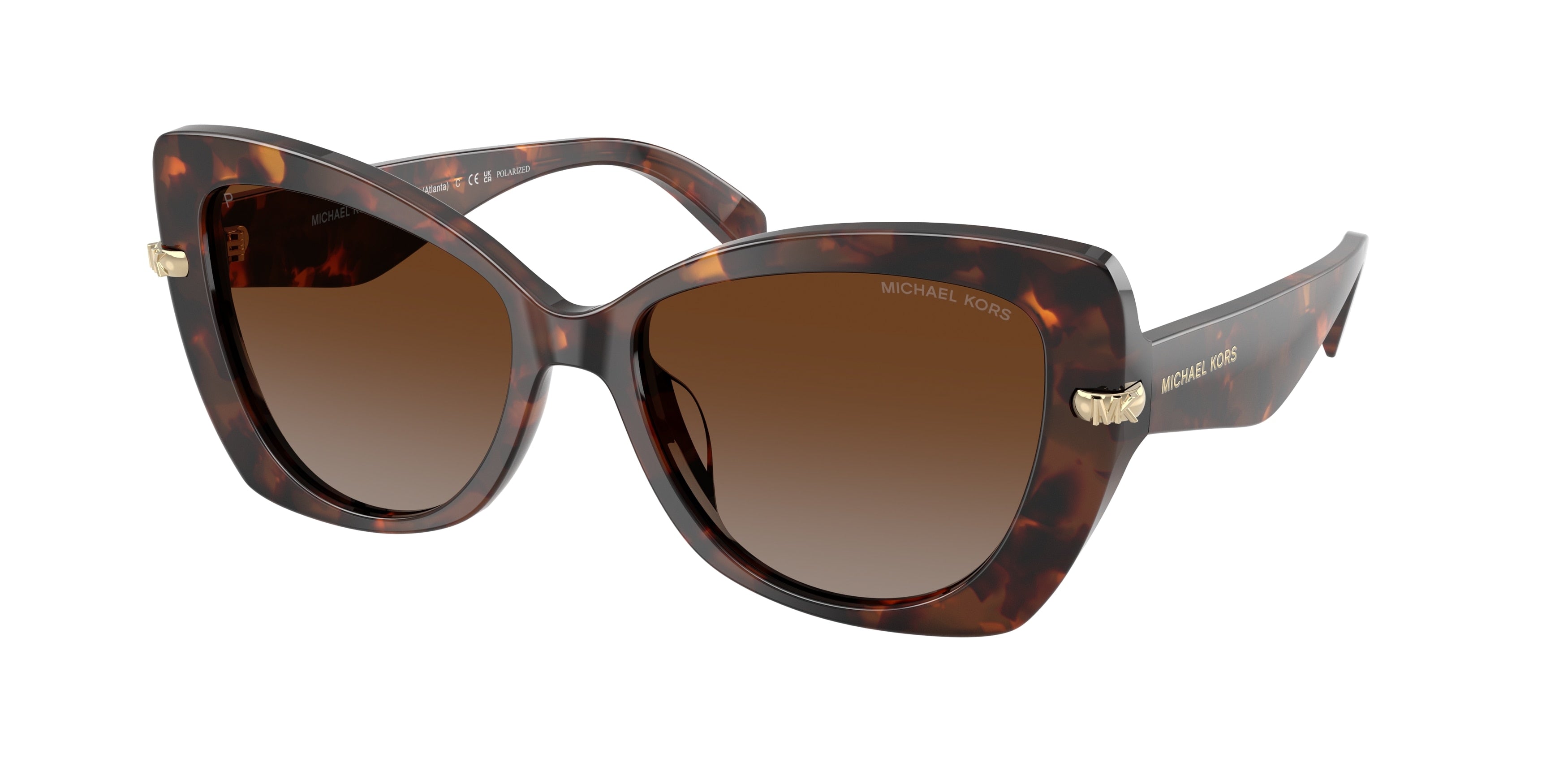 MICHAEL KORS 0MK2258U LUGGAGE TORTOISE butterfly sunglasses by MICHAEL