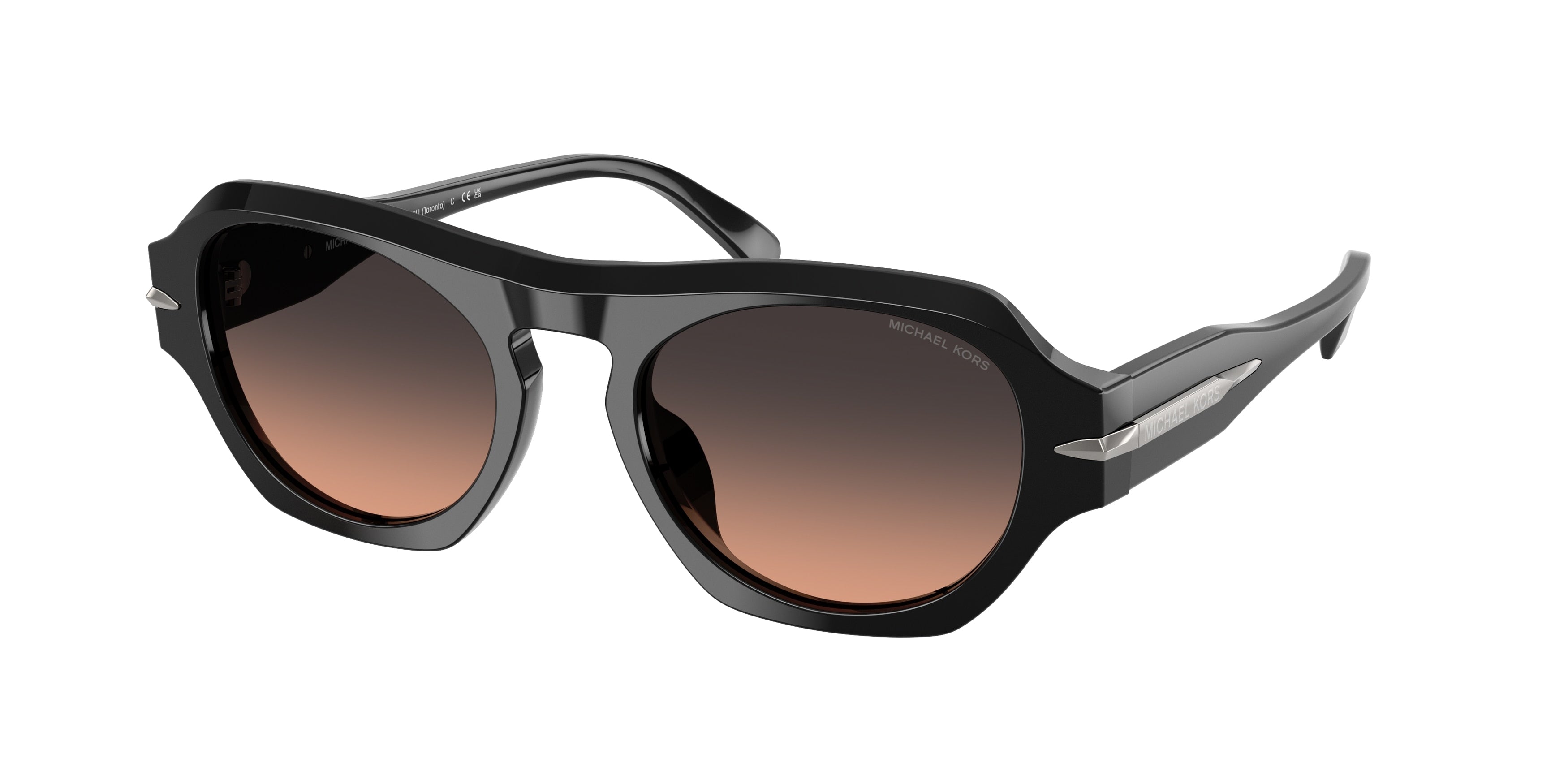 MICHAEL KORS 0MK2266U BLACK irregular sunglasses by MICHAEL