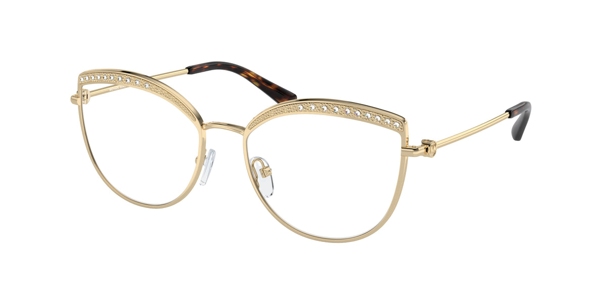 MICHAEL KORS 0MK3072 LIGHT GOLD cat eye glasses by MICHAEL