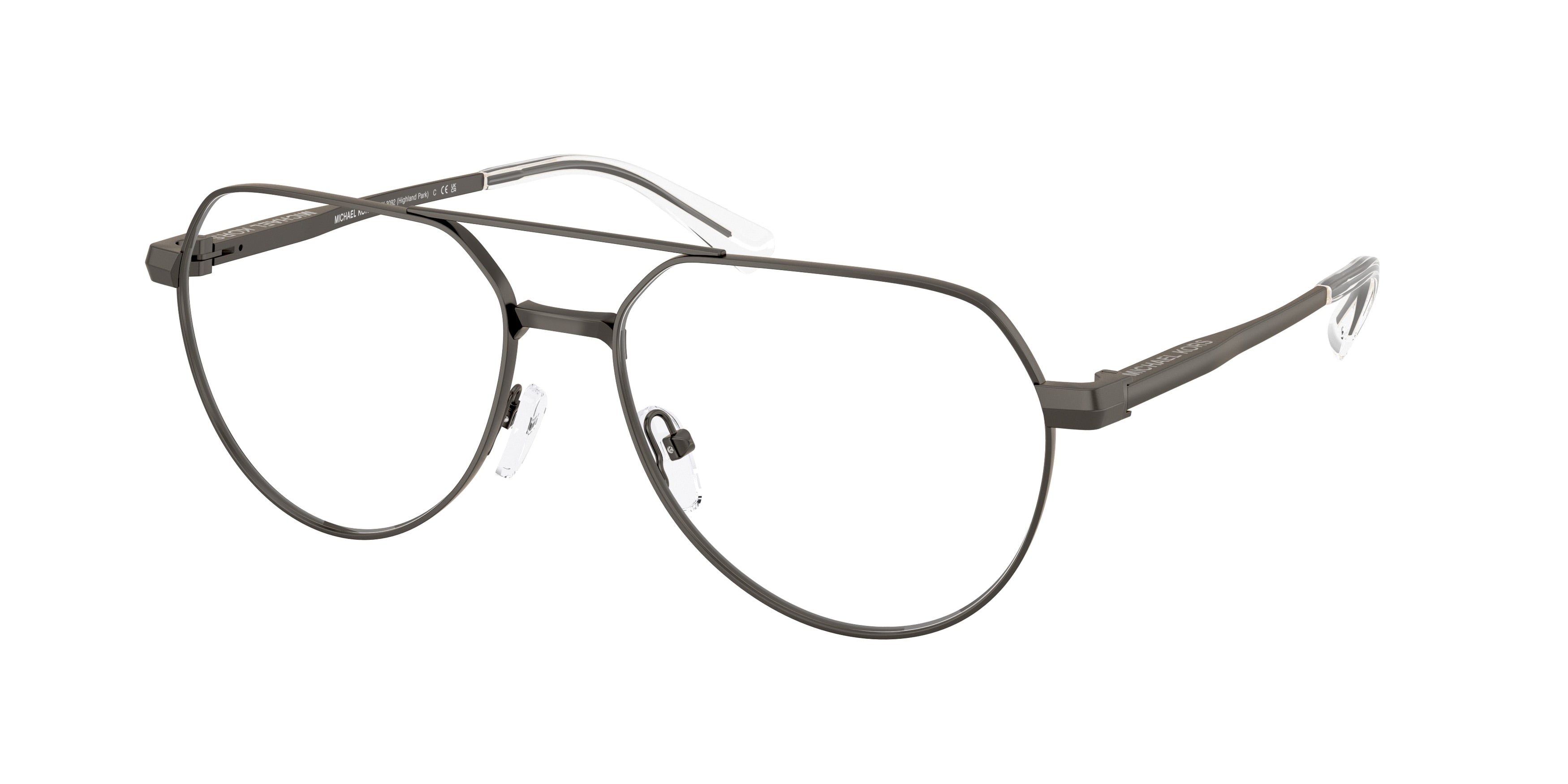 MICHAEL KORS 0MK3092 MATTE GUNMETAL pilot glasses by MICHAEL