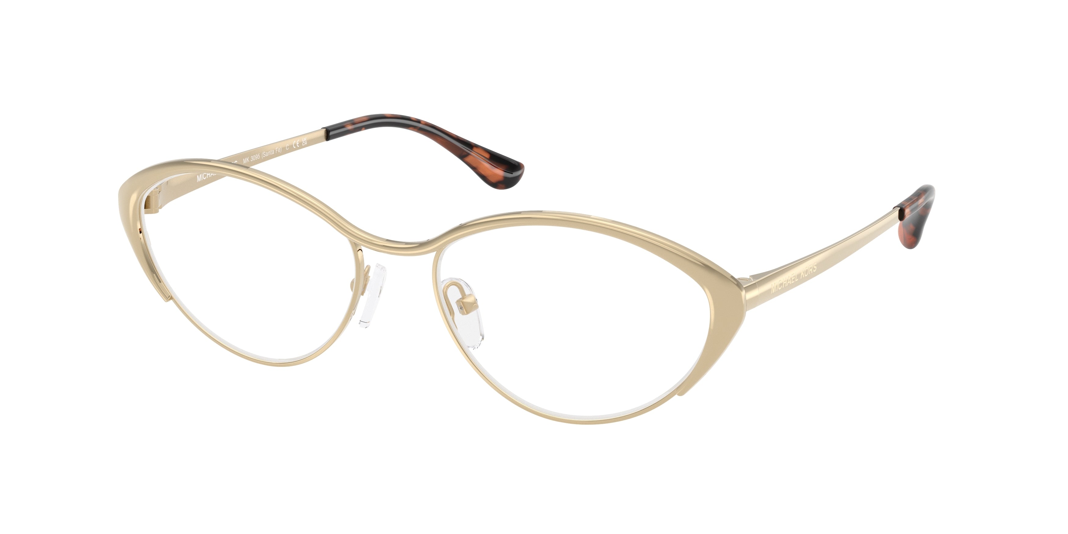 MICHAEL KORS 0MK3095 LIGHT GOLD oval glasses by MICHAEL