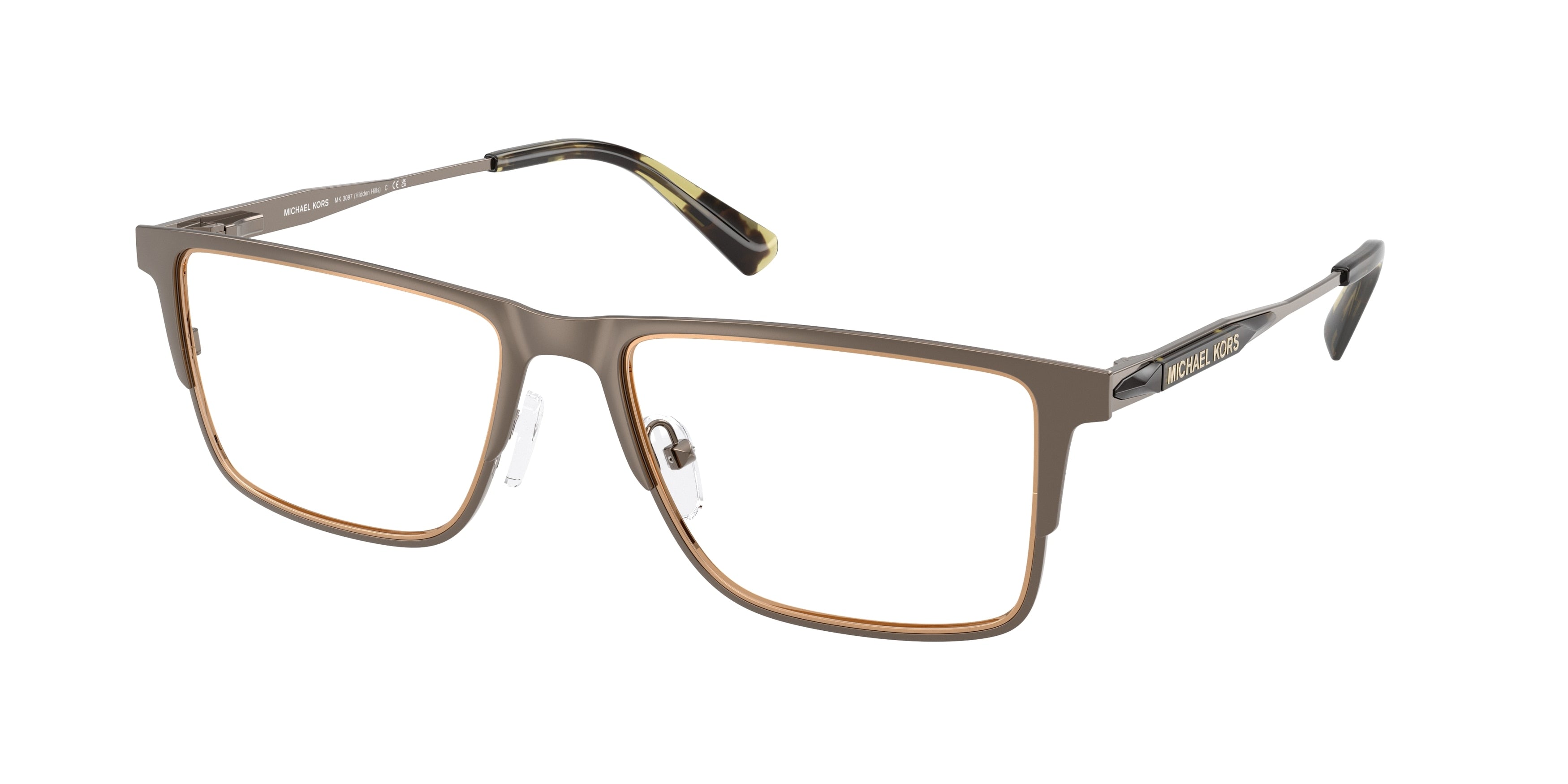 MICHAEL KORS 0MK3097 MATTE HUSK rectangle glasses by MICHAEL