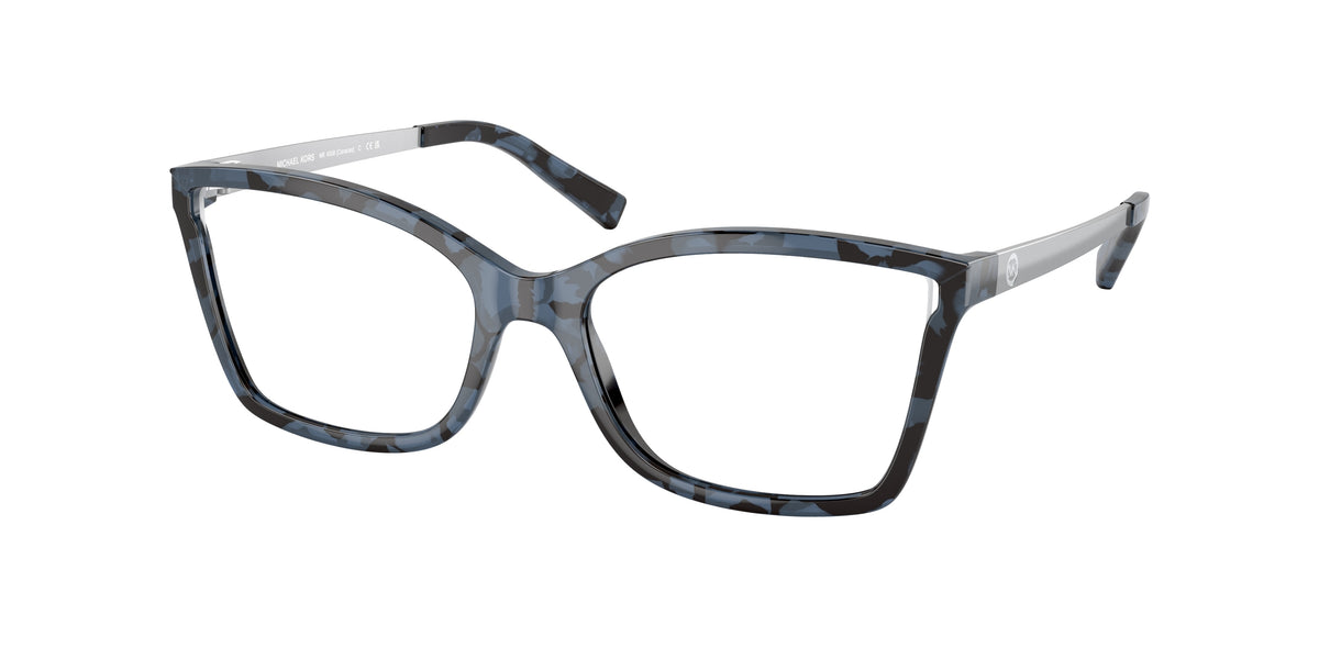MICHAEL KORS 0MK4058 BLUE TORTOISE rectangle glasses by MICHAEL
