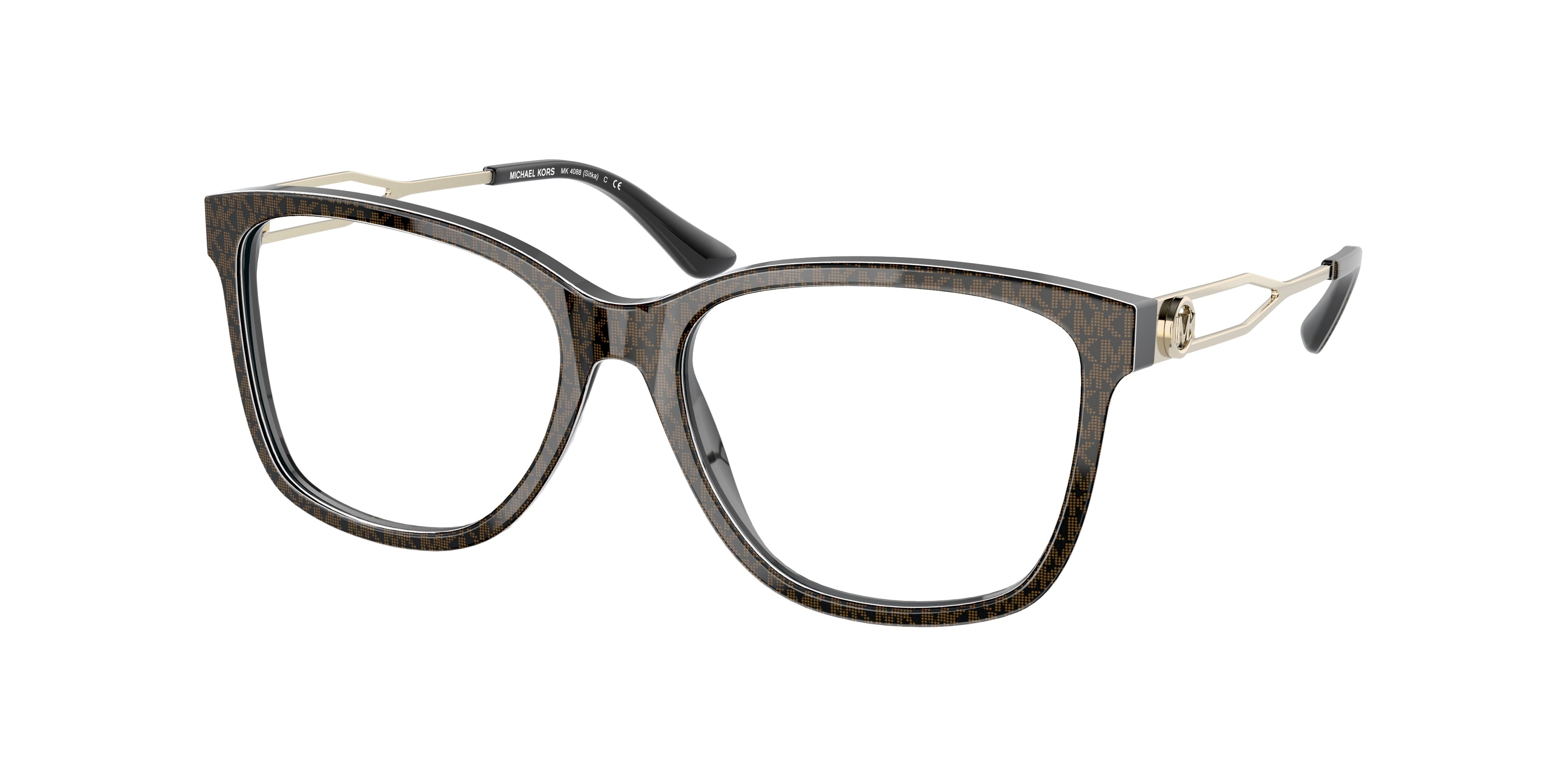 MICHAEL KORS 0MK4088 BROWN square glasses by MICHAEL