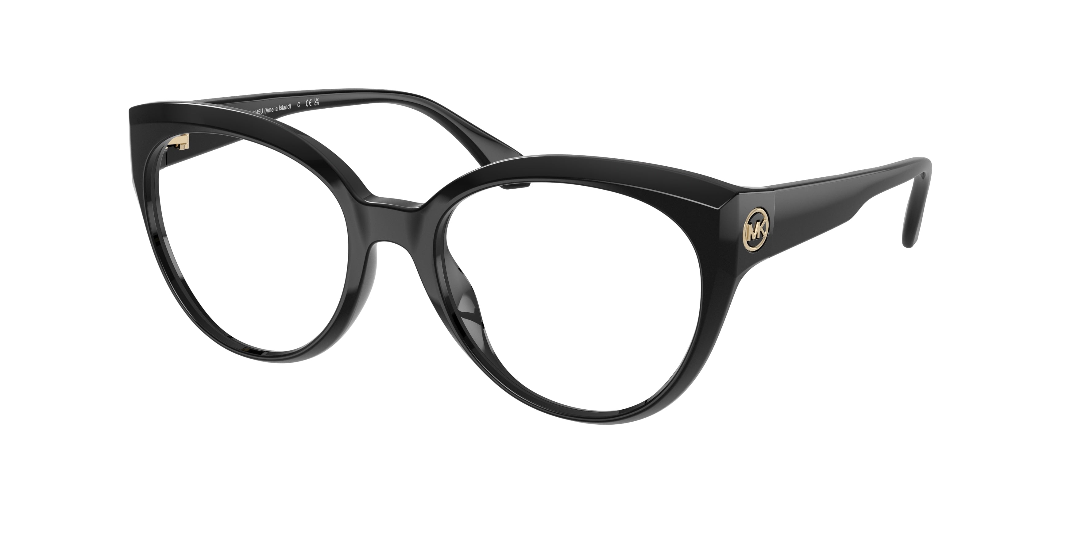 MICHAEL KORS 0MK4145U BLACK round glasses by MICHAEL