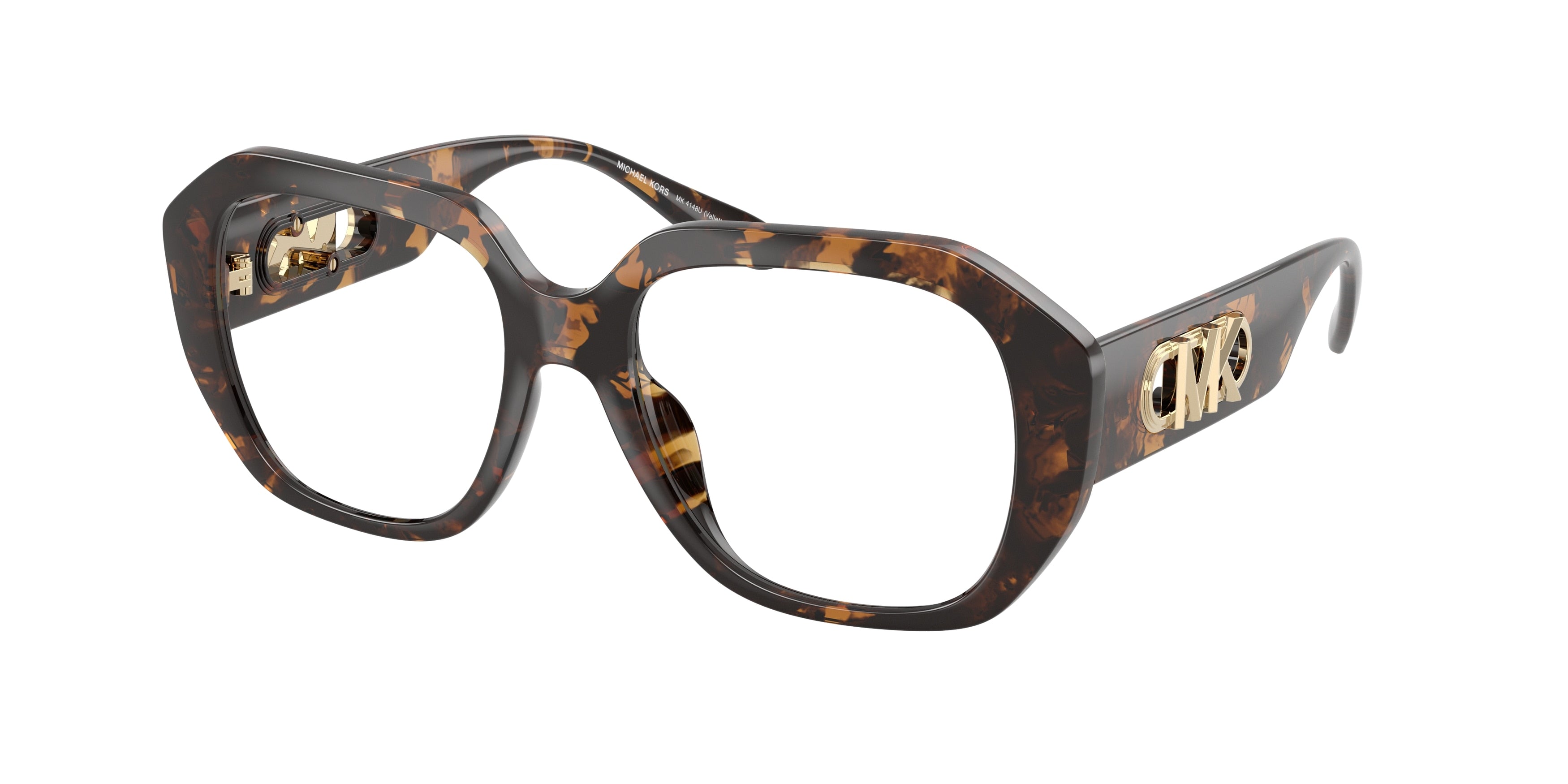 MICHAEL KORS 0MK4148U DARK TORTOISE irregular glasses by MICHAEL