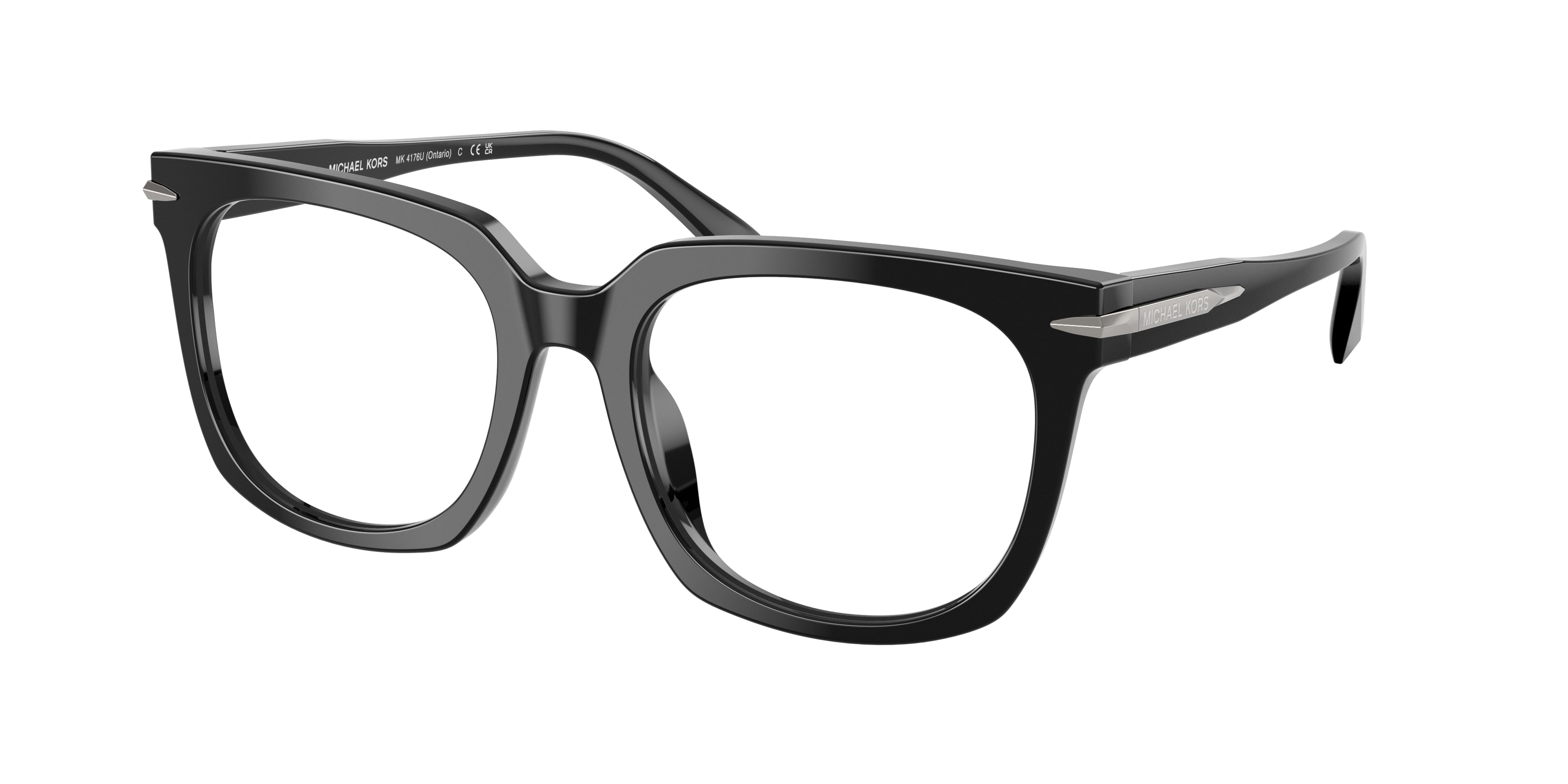 MICHAEL KORS 0MK4176U BLACK square glasses by MICHAEL