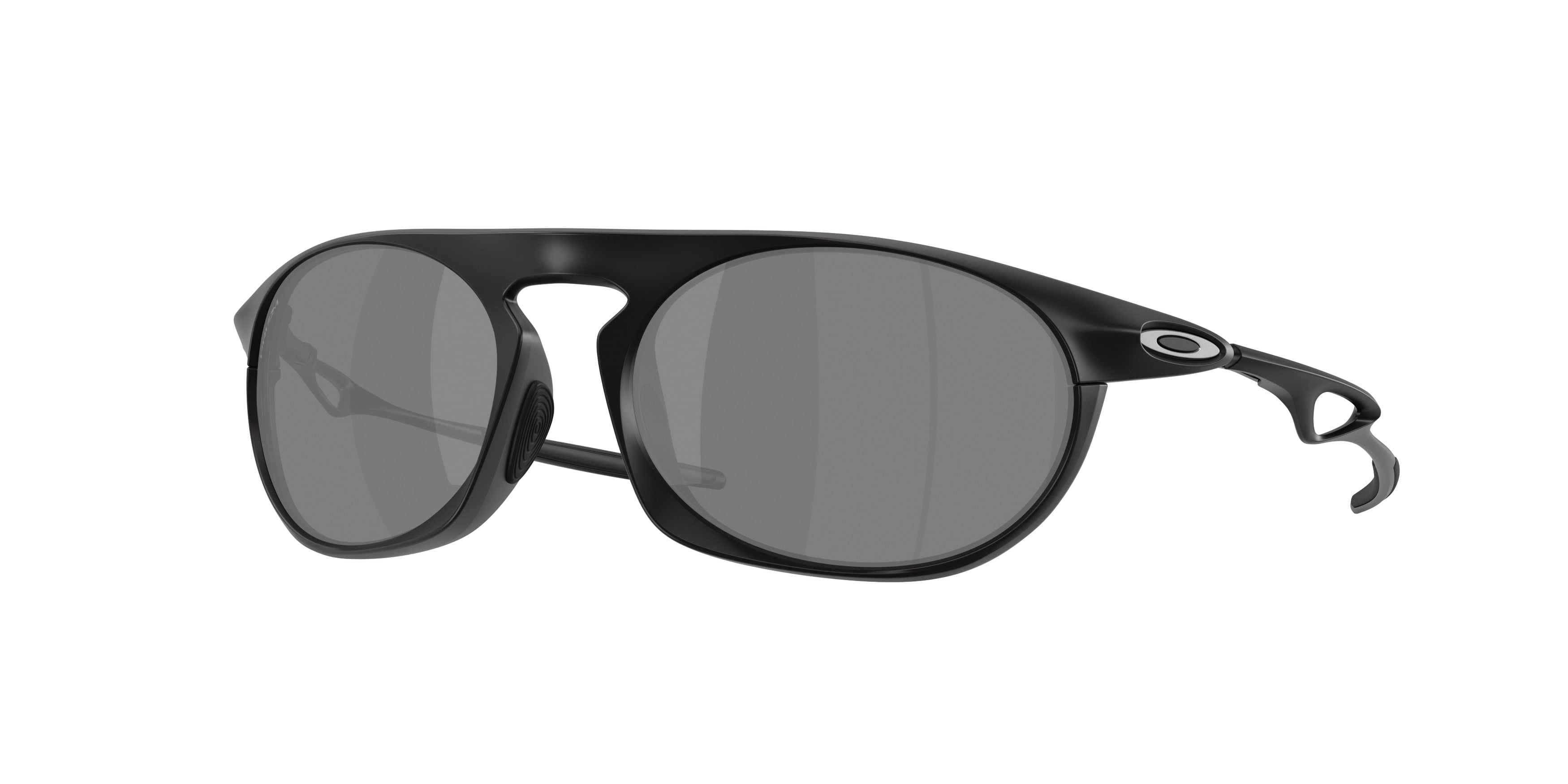 OAKLEY 0OO4065 MATTE BLACK oval sunglasses by OAKLEY