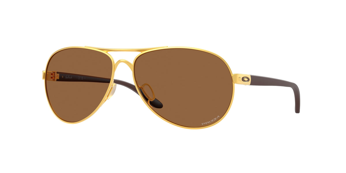 OAKLEY 0OO4079 SATIN GOLD round sunglasses by OAKLEY