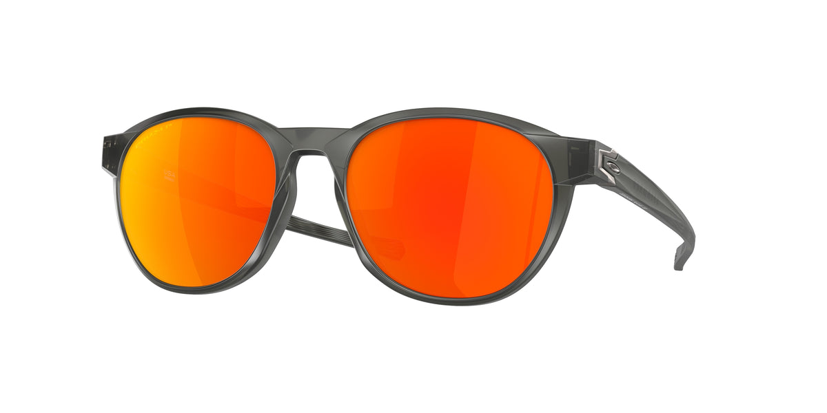 OAKLEY 0OO9126 MATTE GREY SMOKE round sunglasses by OAKLEY