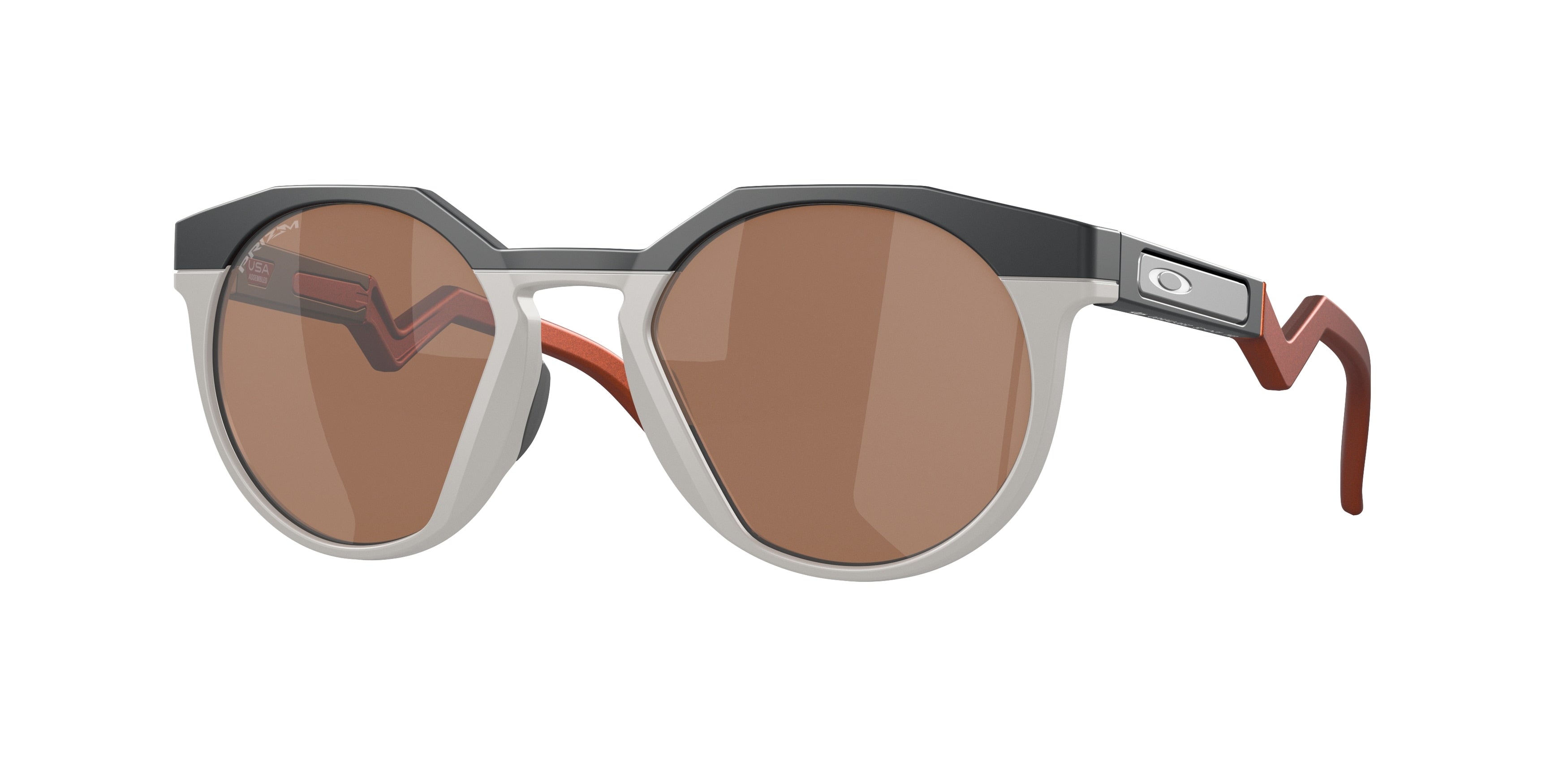 OAKLEY 0OO9242 MATTE CARBON round sunglasses by OAKLEY