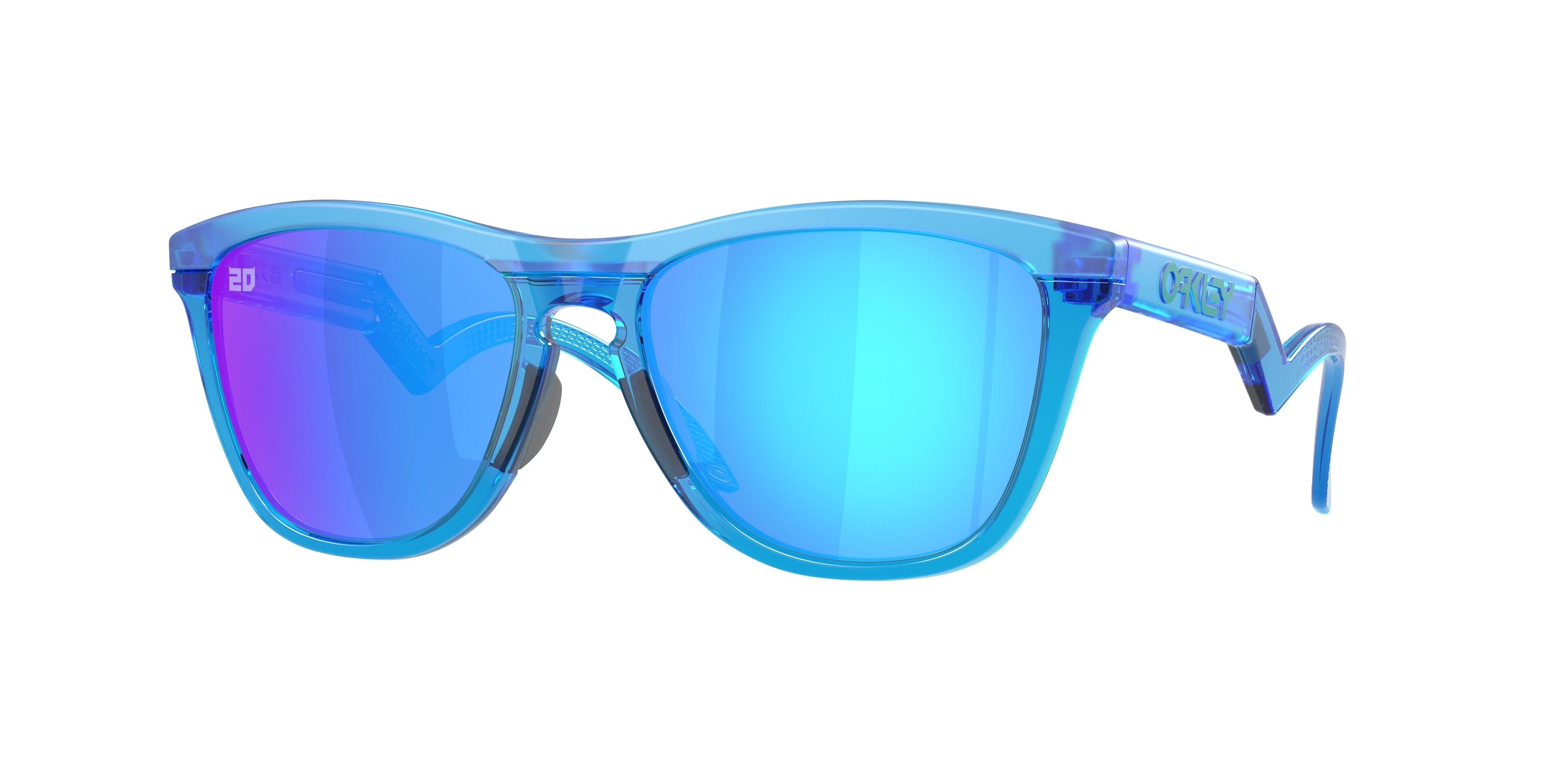 OAKLEY 0OO9289 MATT ACID BLUE round sunglasses by OAKLEY