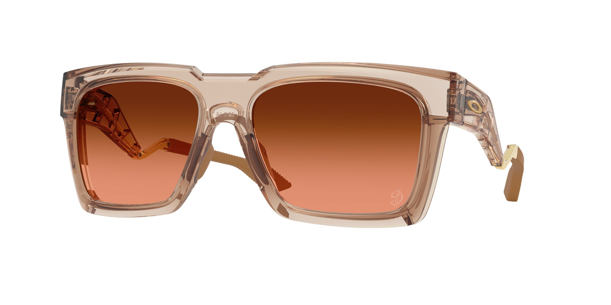 OAKLEY 0OO9485 TRANSPARENT WARM BROWN square sunglasses by OAKLEY