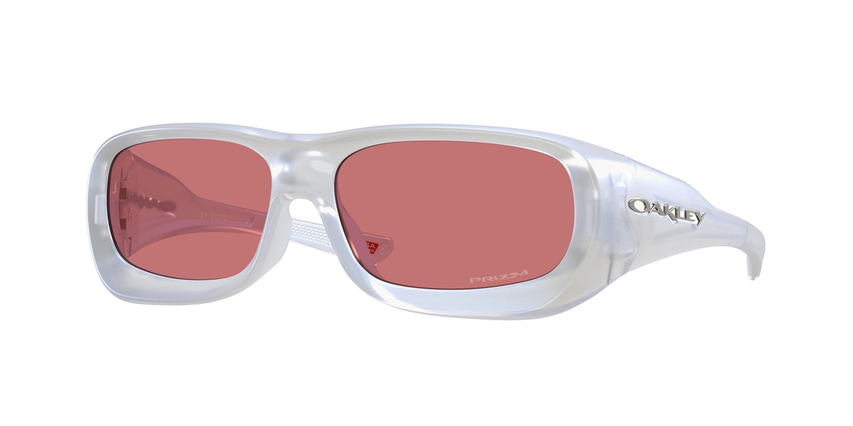 OAKLEY 0OO9494 LIGHT MATTE STONEWASH OPALINE rectangle sunglasses by OAKLEY