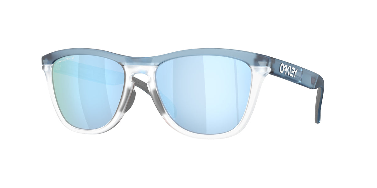 OAKLEY 0OO9503 TRANSPARENT STONEWASH/CLEAR round sunglasses by OAKLEY