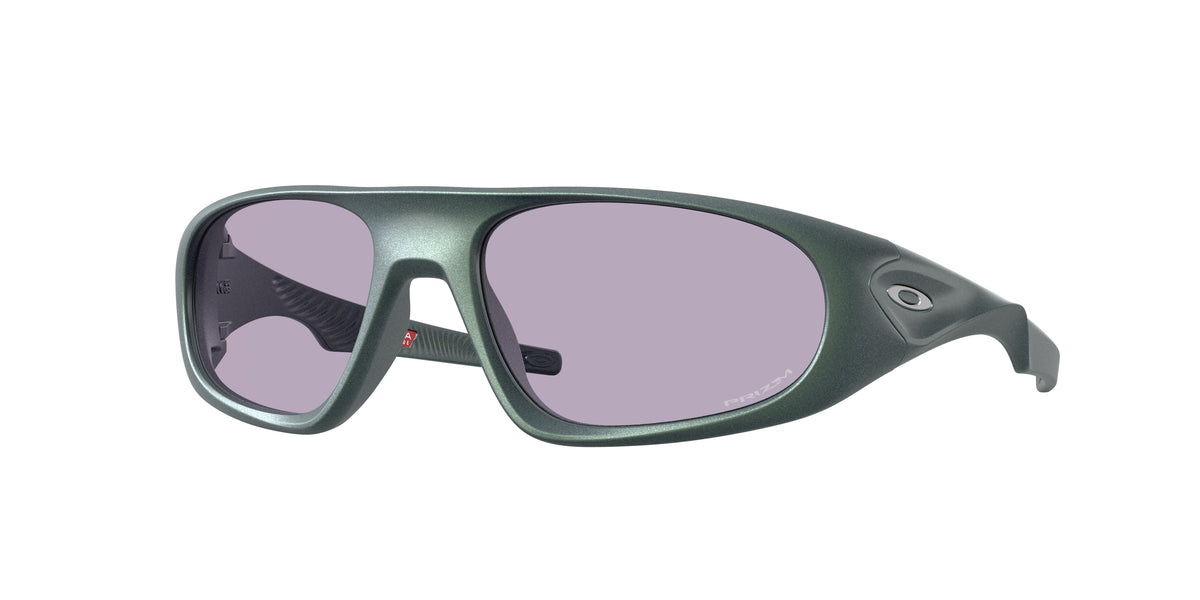 OAKLEY 0OO9528 MATTE BLUE/SILVER COLORSHIFT oval sunglasses by OAKLEY