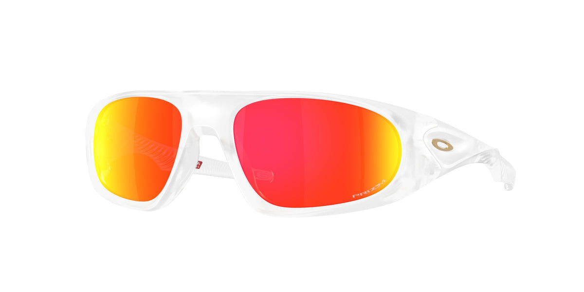 OAKLEY 0OO9528 MATTE CLEAR oval sunglasses by OAKLEY