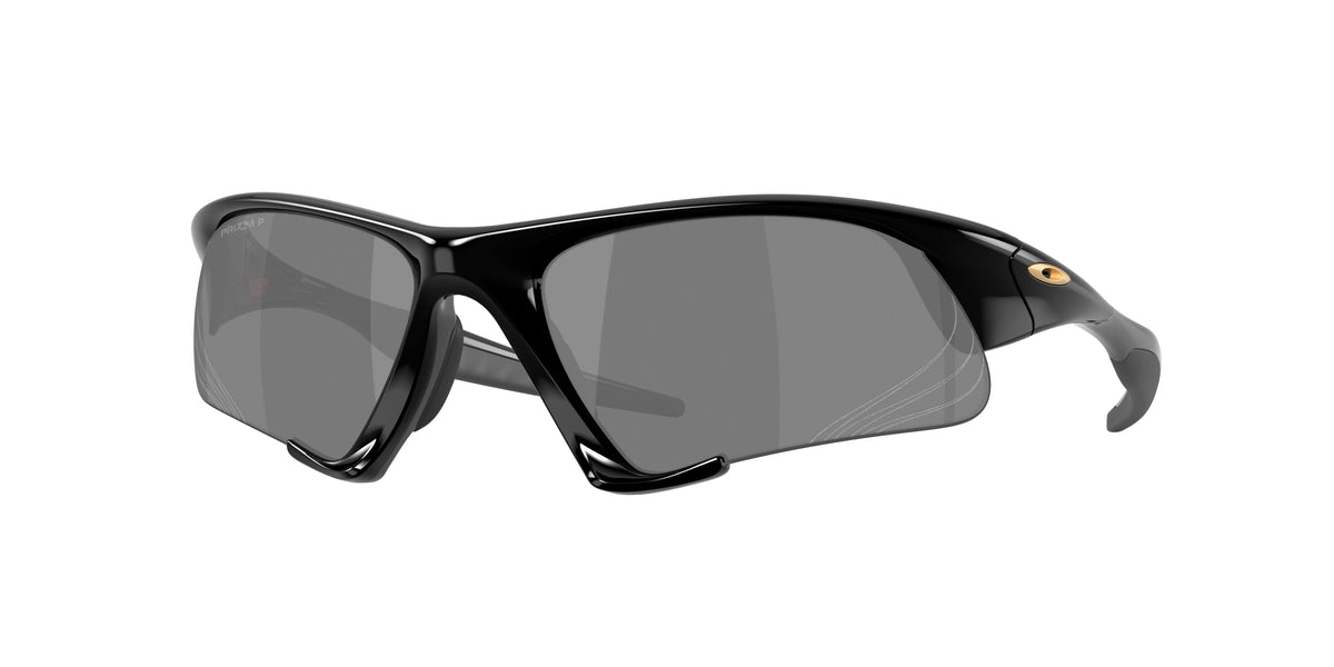 OAKLEY 0OO9532 POLISHED BLACK irregular sunglasses by OAKLEY
