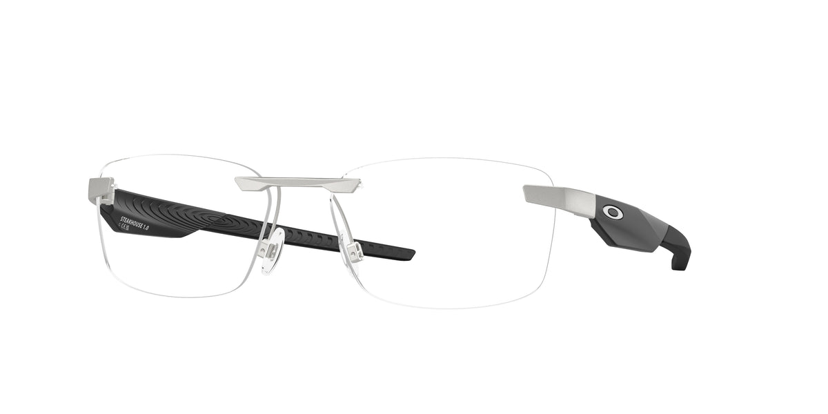 OAKLEY FRAME 0OX3126 SATIN CHROME rectangle glasses by OAKLEY