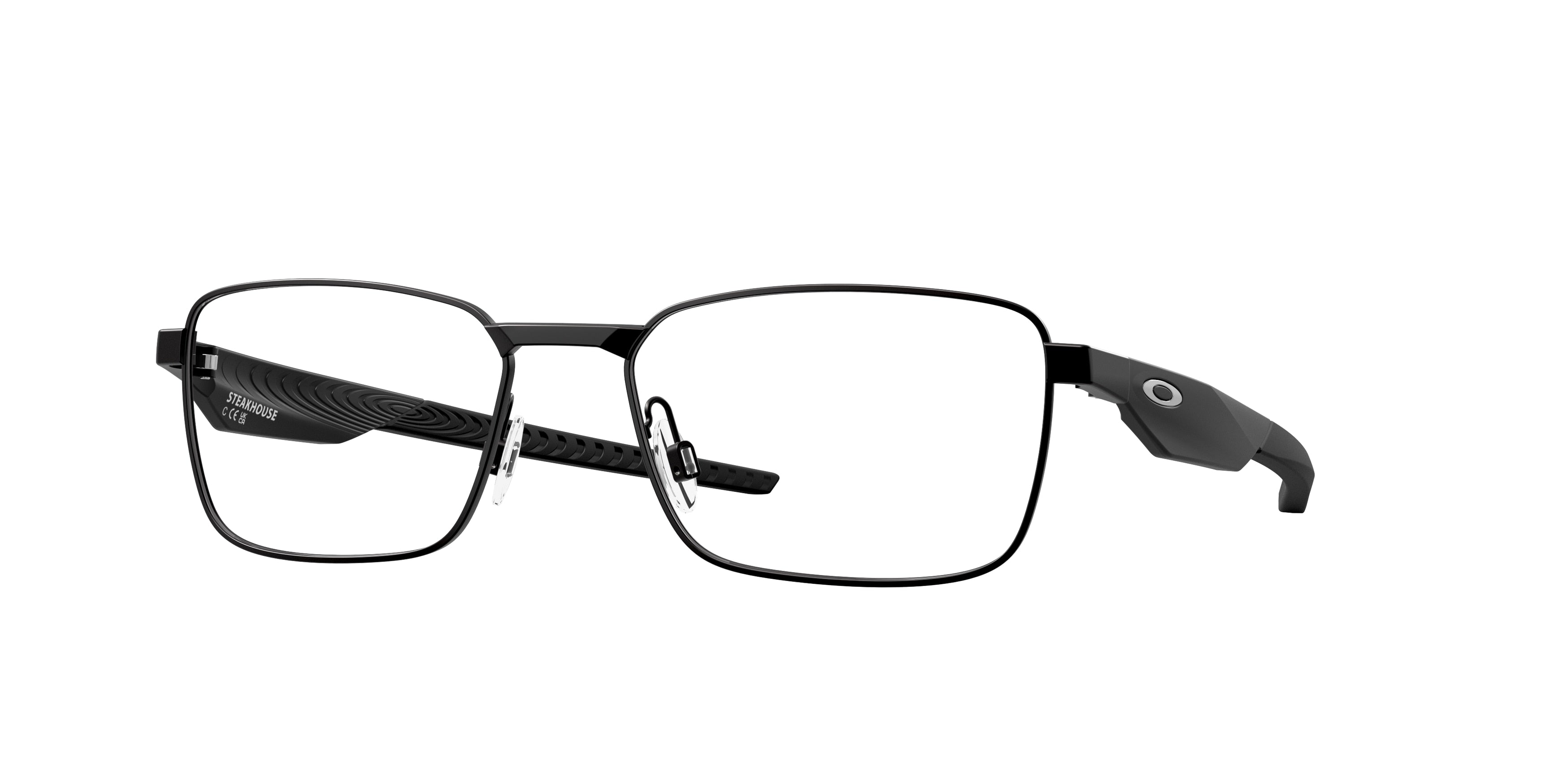 OAKLEY FRAME 0OX3140 SATIN BLACK rectangle glasses by OAKLEY