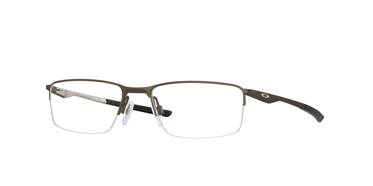 OAKLEY FRAME 0OX3218 SATIN LEAD rectangle glasses by OAKLEY