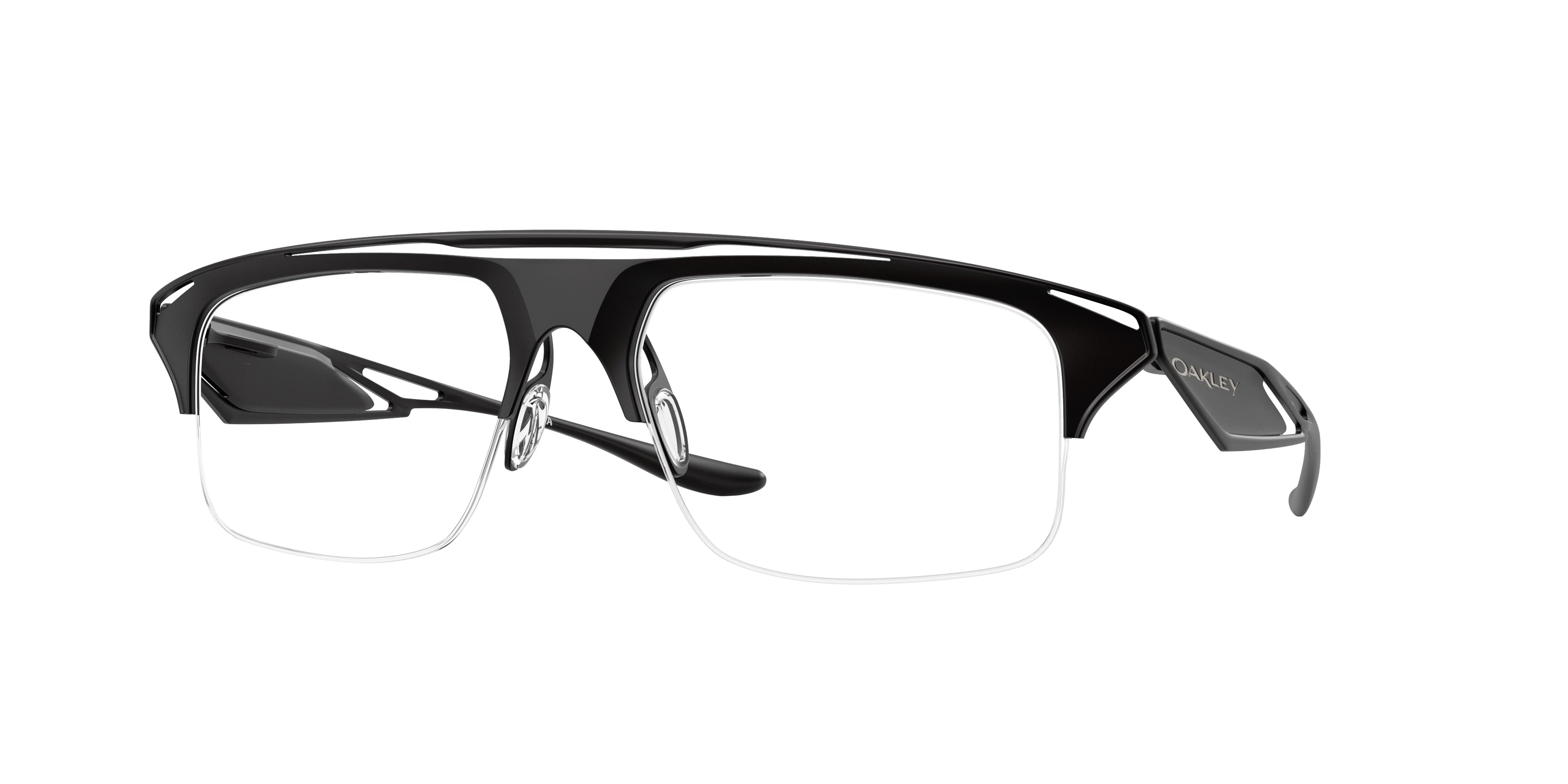 OAKLEY FRAME 0OX5093 SATIN BLACK rectangle glasses by OAKLEY