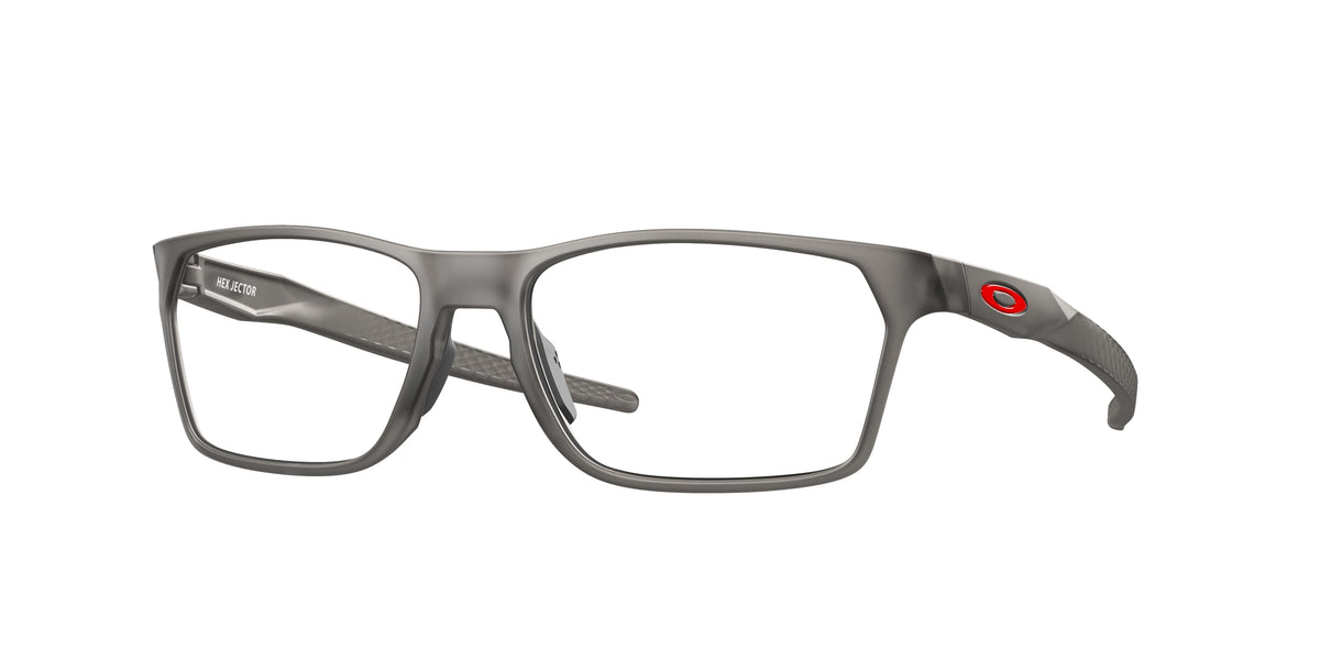 OAKLEY FRAME 0OX8032 SATIN GREY SMOKE rectangle glasses by OAKLEY